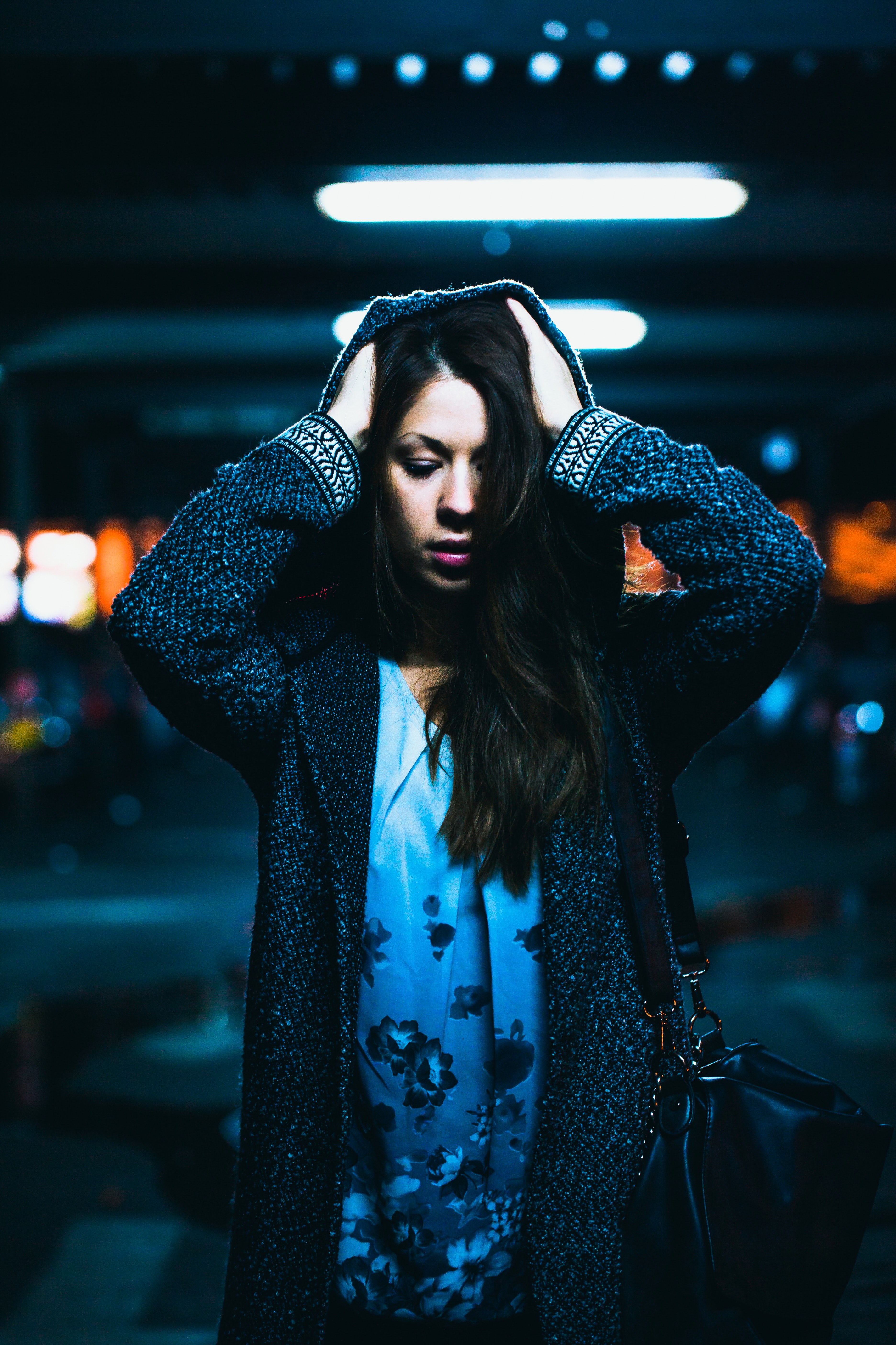 brunette woman lady and female hd, 4k, Phone HD Wallpaper