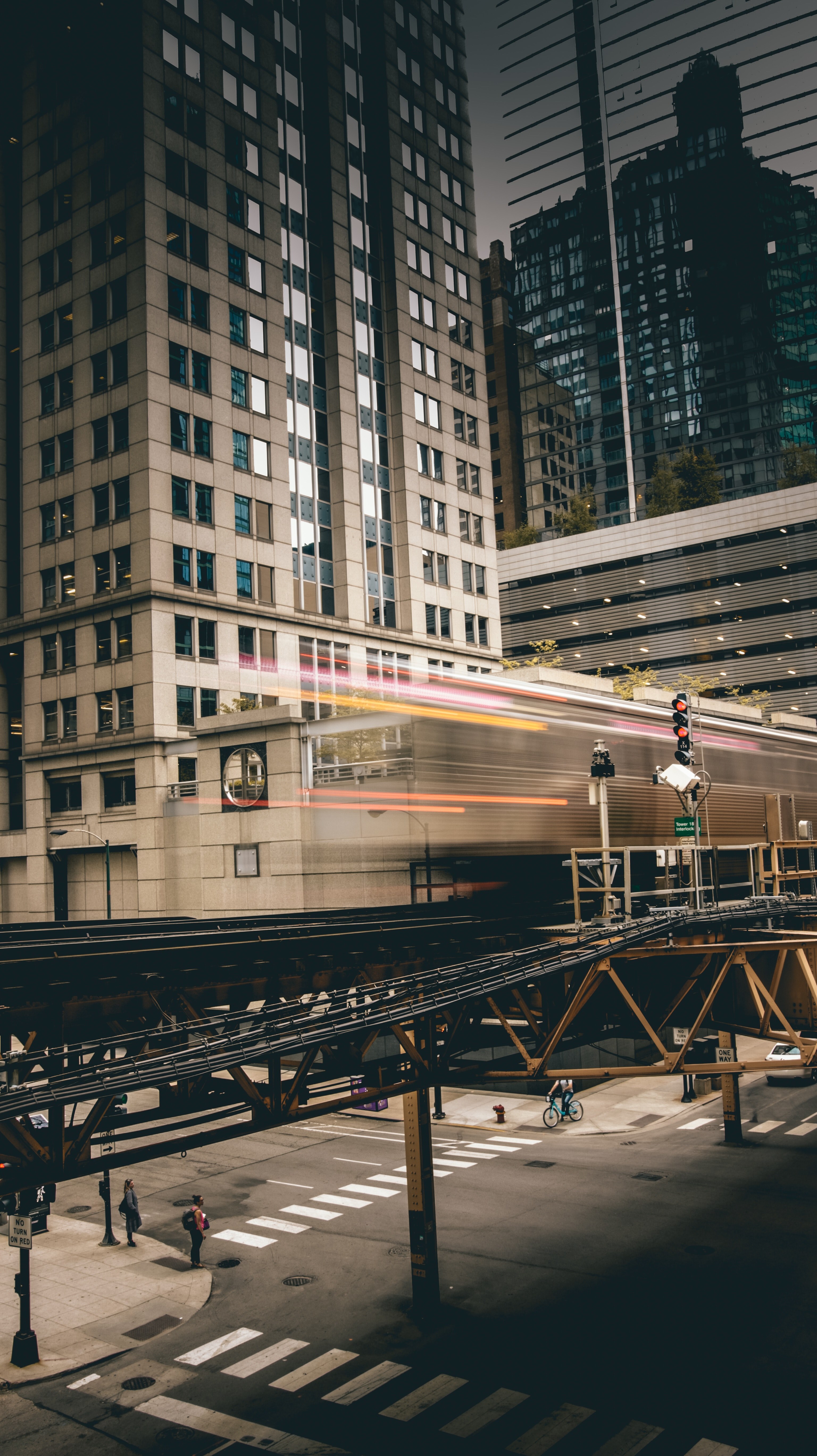 overpass street building and urban hd, 4k, Phone HD Wallpaper