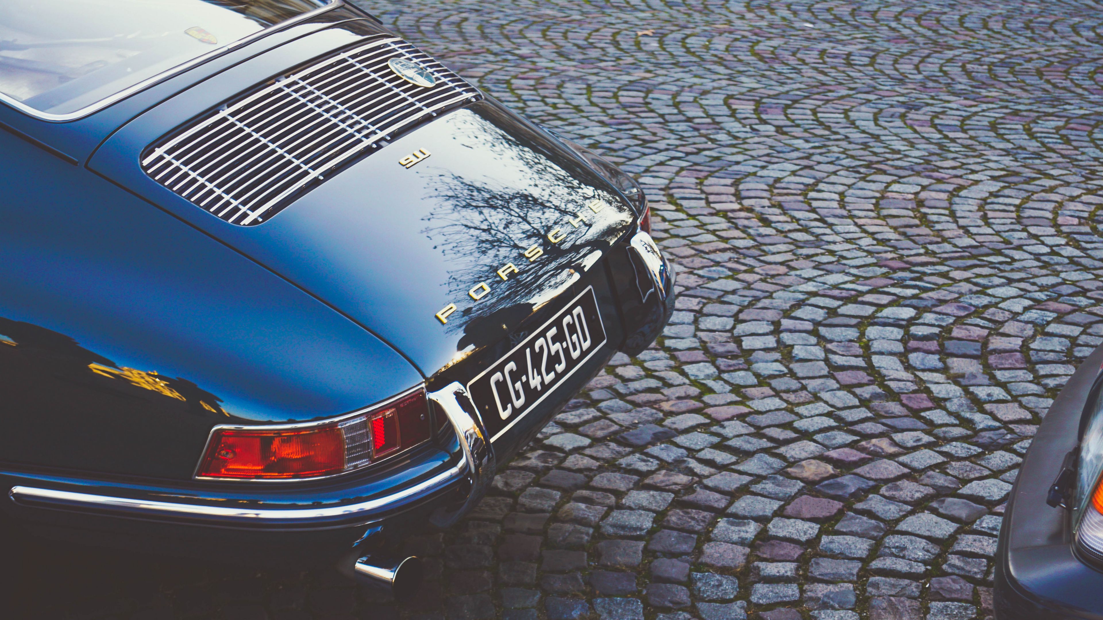 porsche, porsche 911, rear view, 4k, HD Wallpaper