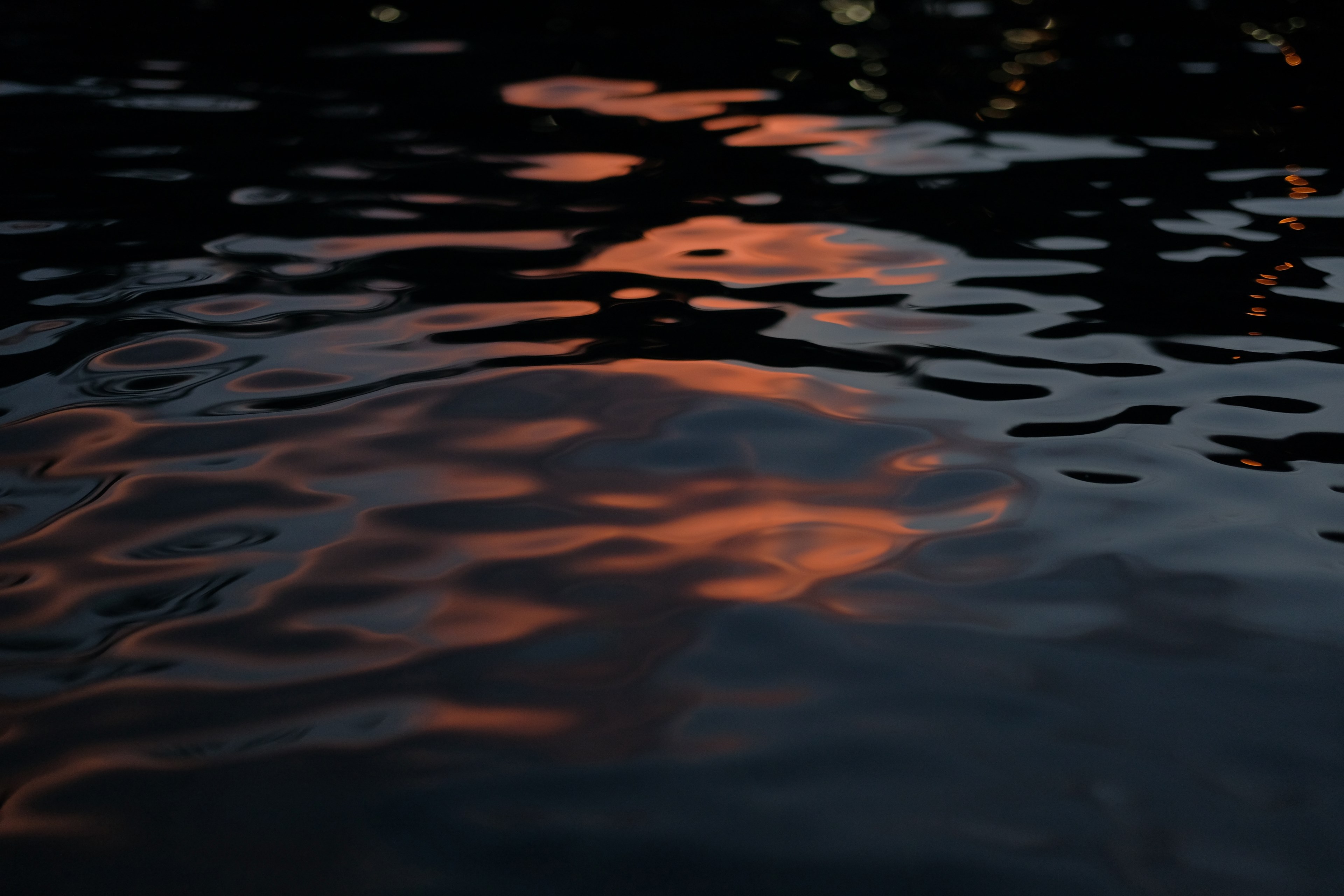 water at sunset 4k, HD Wallpaper