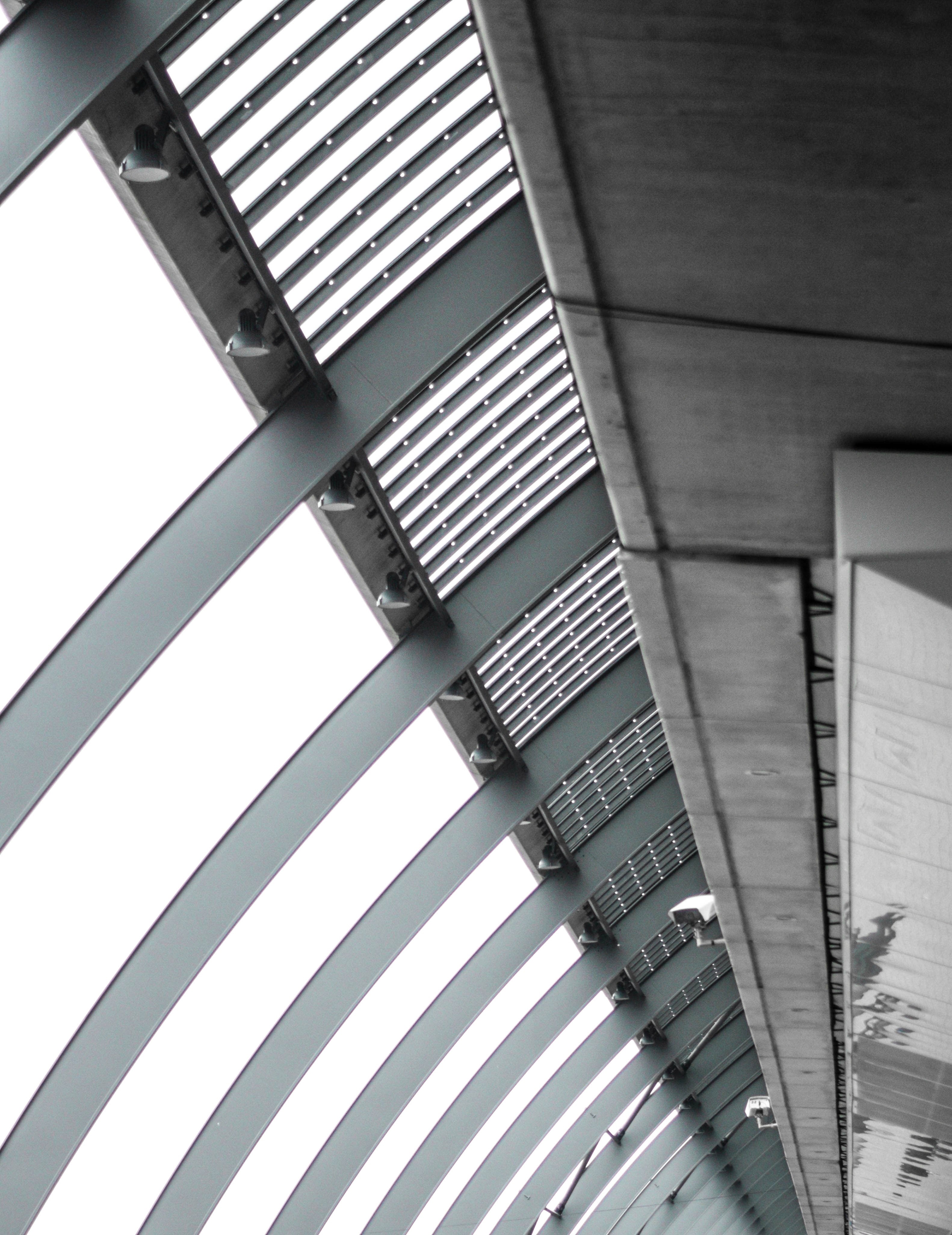 metropolitan city walkway and silver hd, 4k, Phone HD Wallpaper