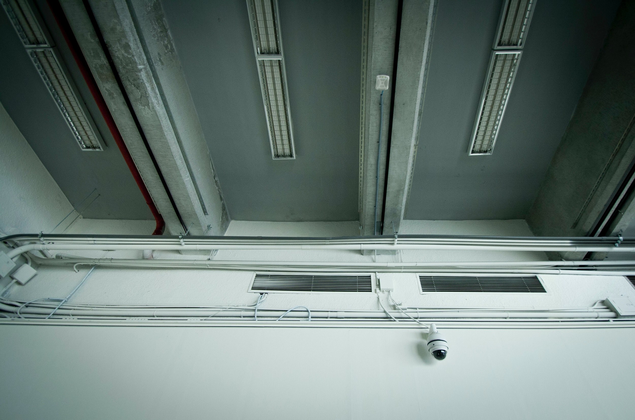 grey industrial camera and concrete 4k, HD Wallpaper