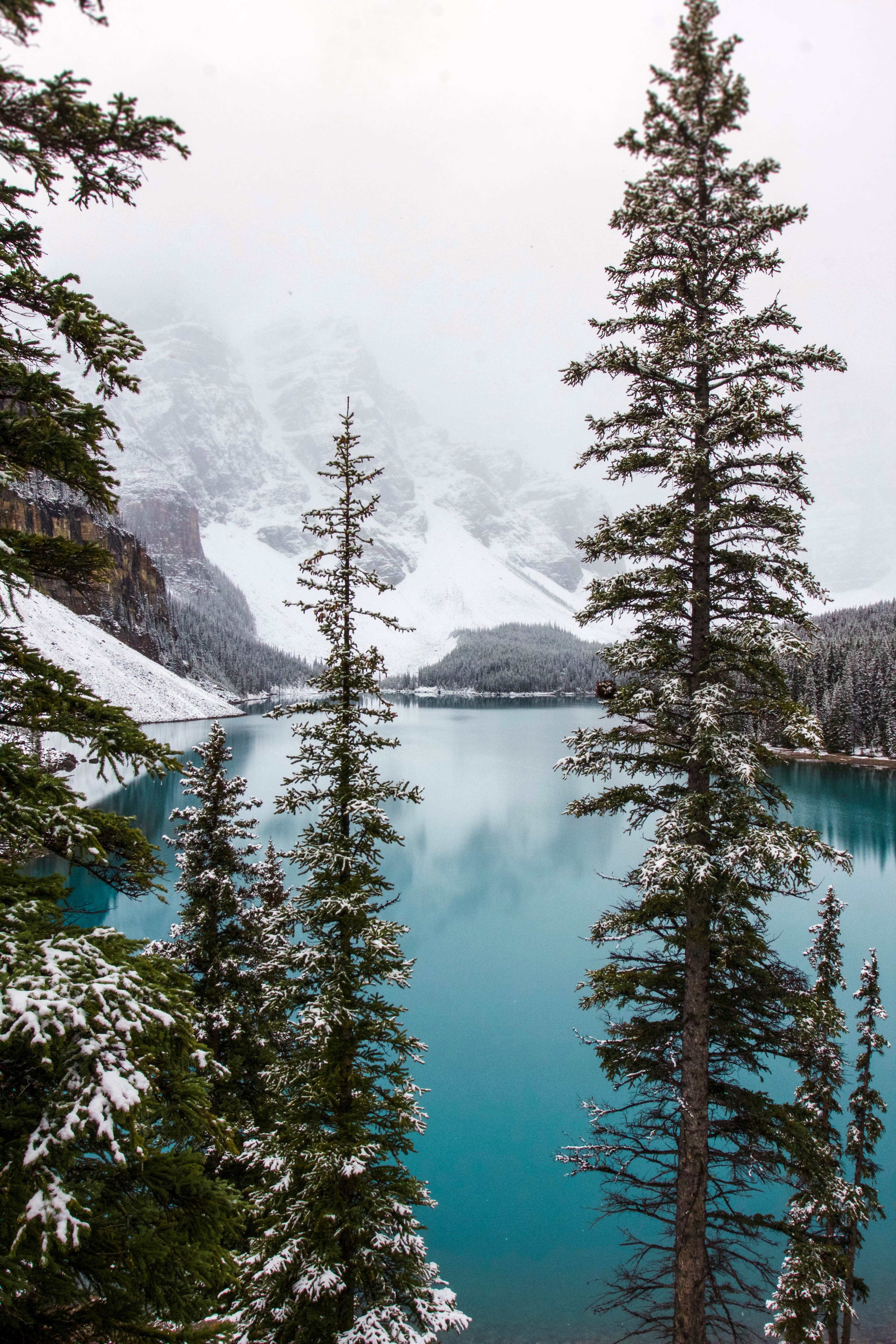 moraine lake 4k, Phone HD Wallpaper