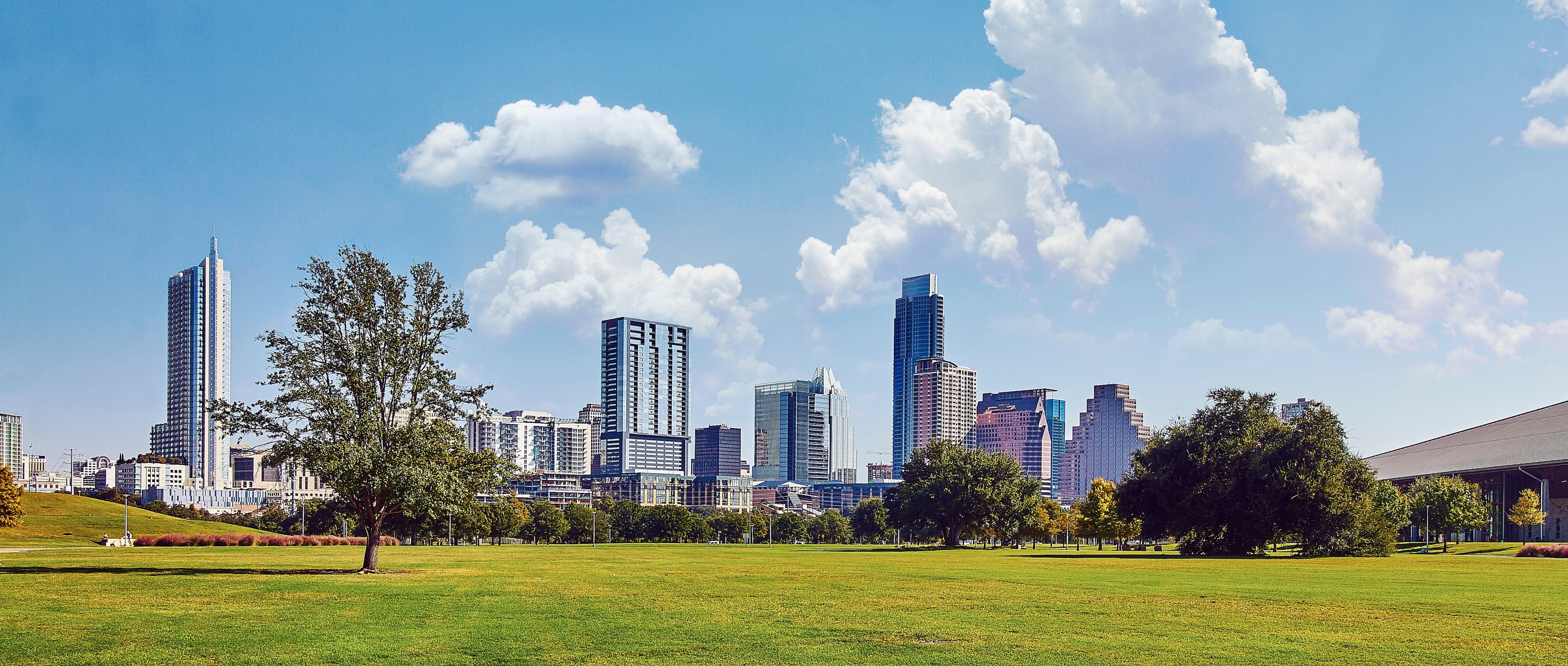 city skyscraper building and skyline 4k, HD Wallpaper