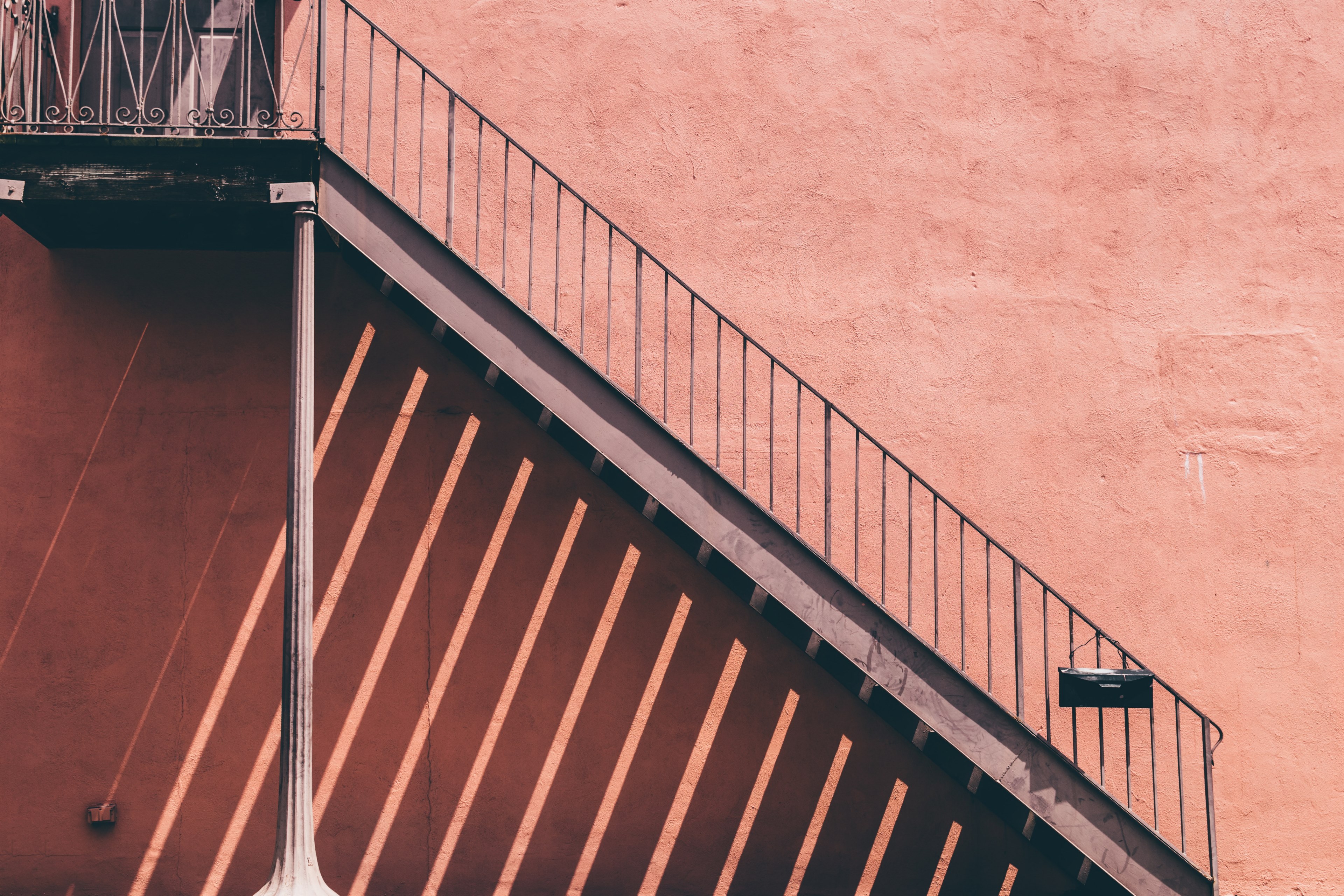 stair staircase architecture and building 4k, HD Wallpaper