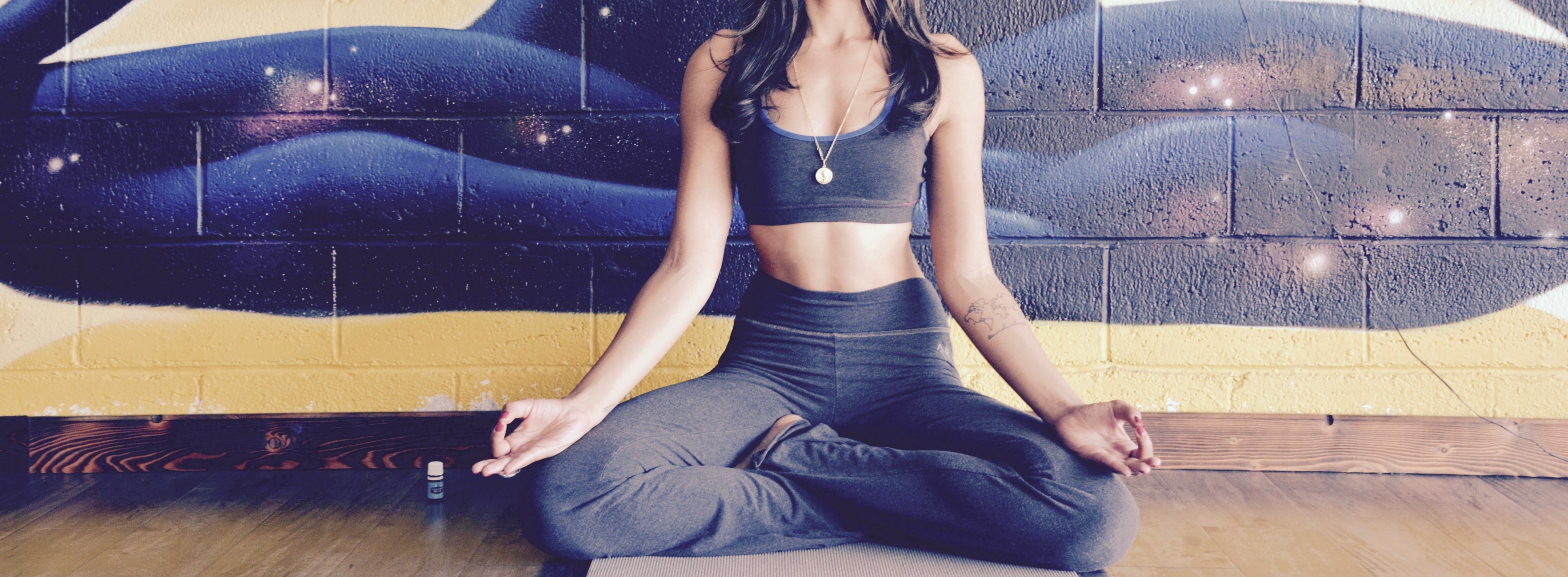 cosmic essential oil meditation and fitness 4k, HD Wallpaper