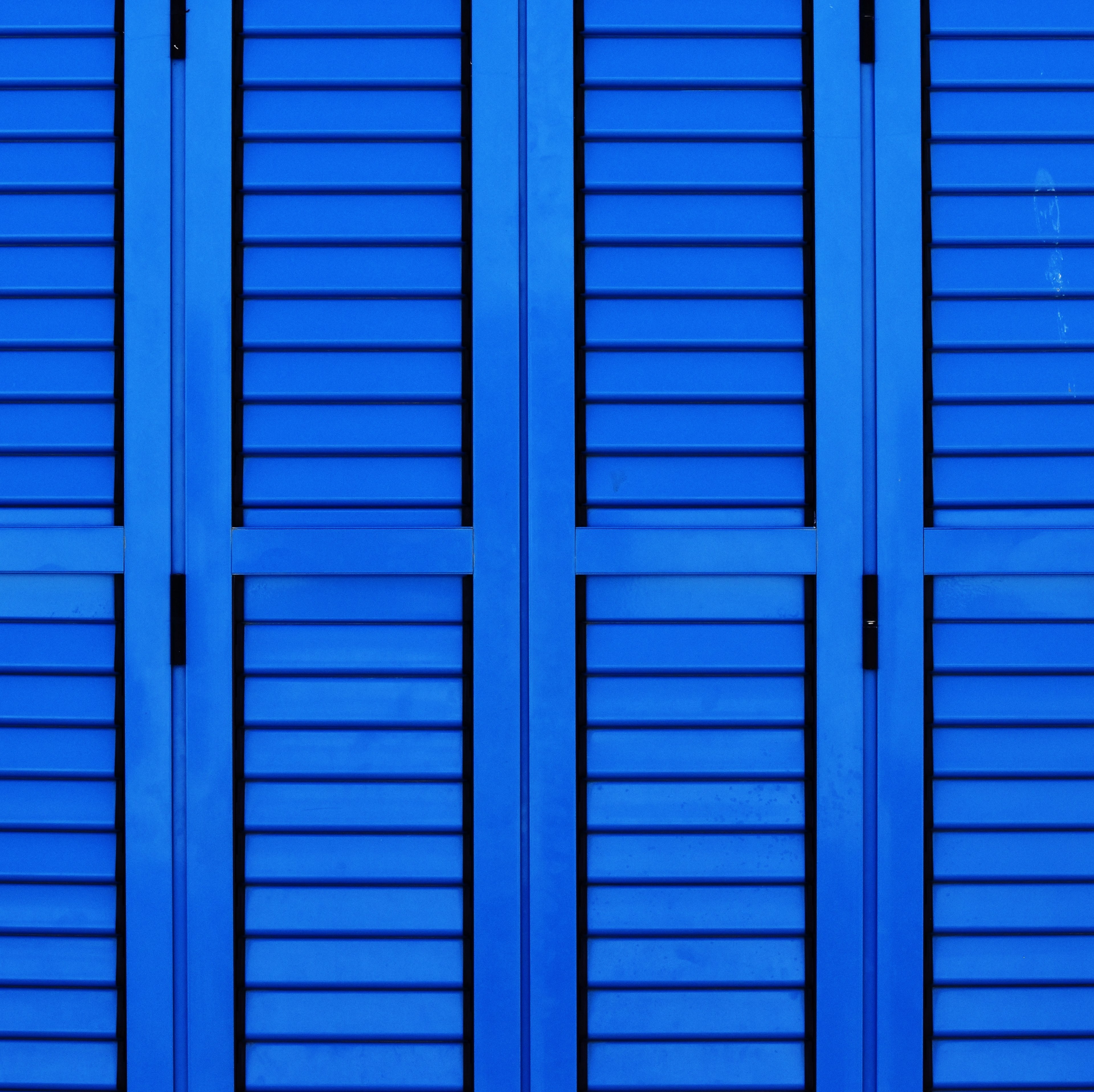shutter window shutter blue and pattern 4k, HD Wallpaper