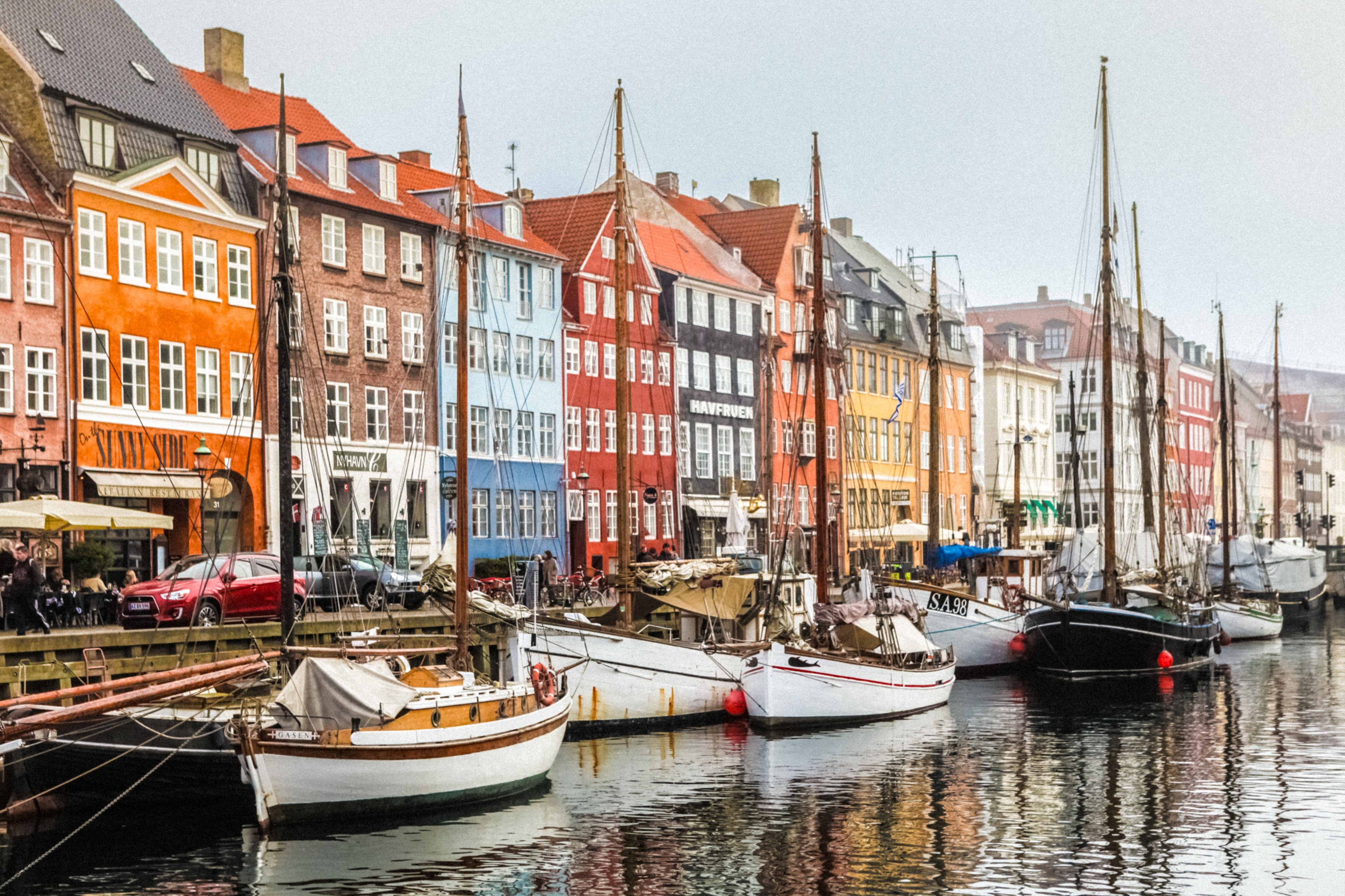 seaside riverside water and vintage 4k, HD Wallpaper