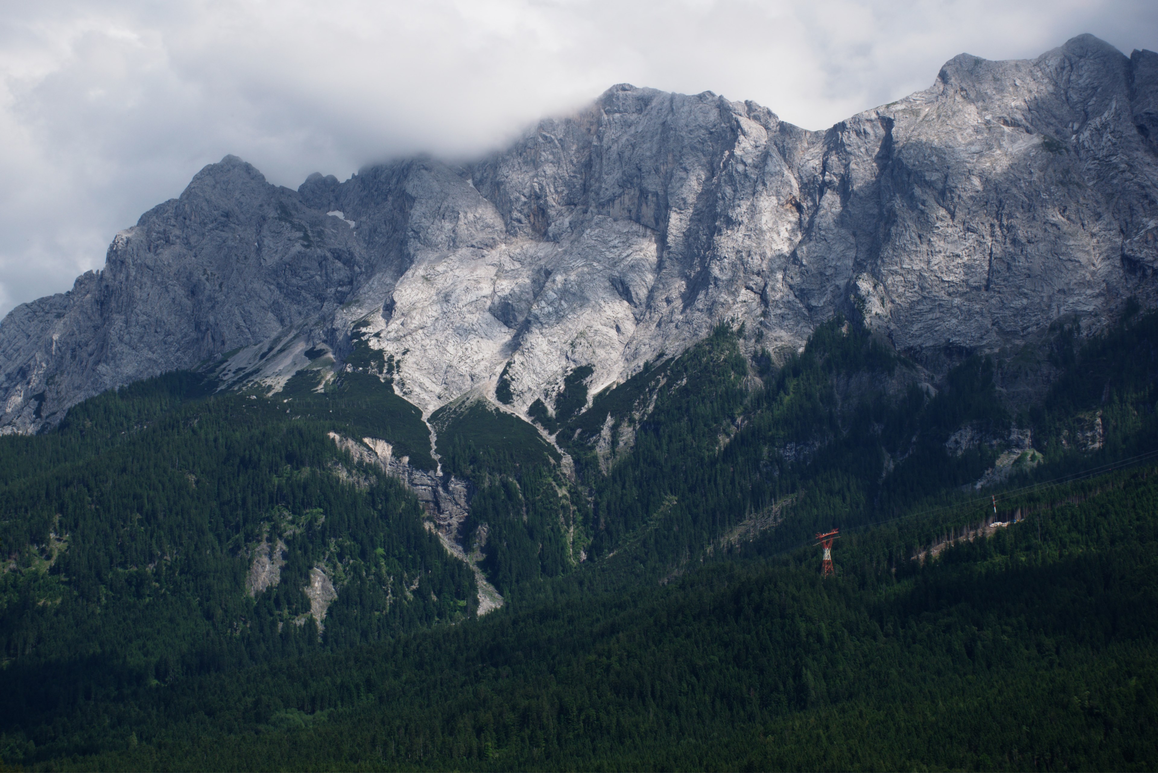 rugged mountains with wooded hills at their foot, mighty granite mountains 4k, HD Wallpaper