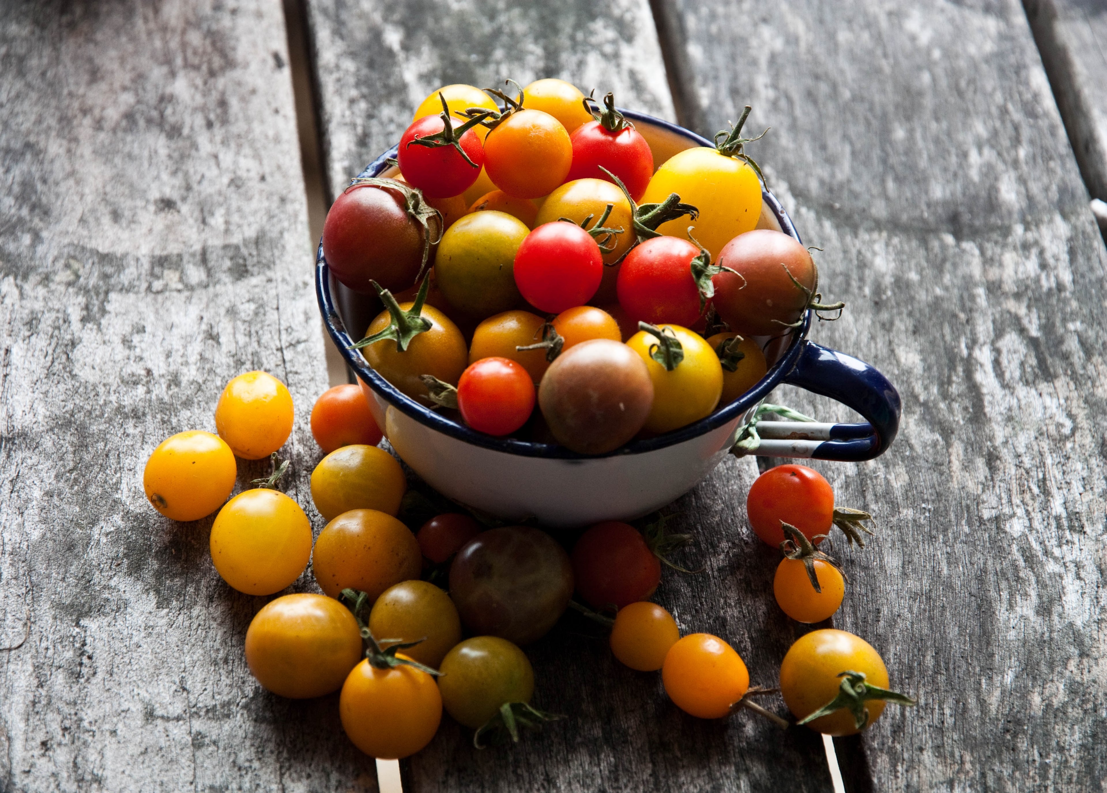 food cherry tomato and tomato 4k, HD Wallpaper