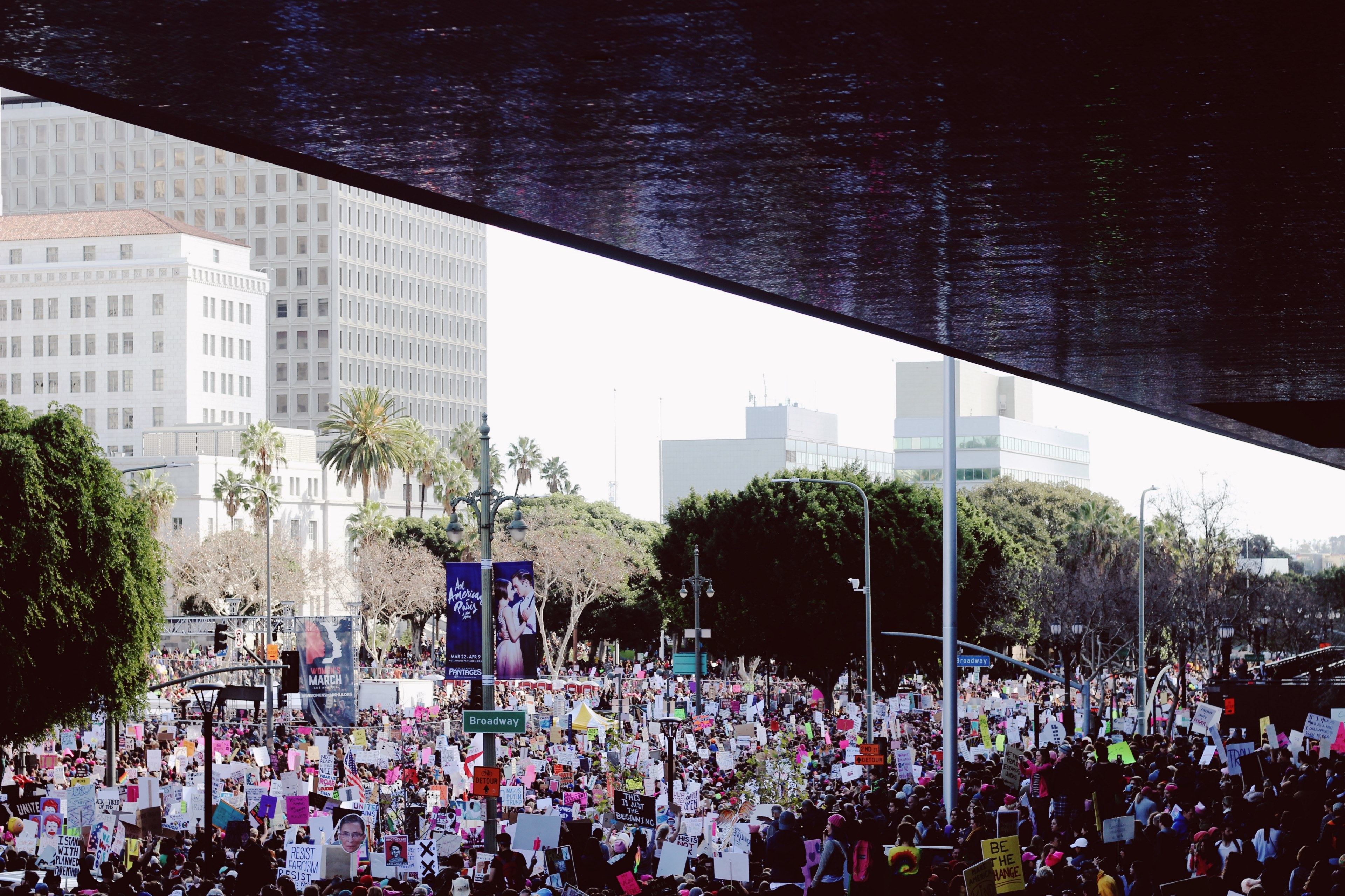 womens march los angeles 4k, HD Wallpaper