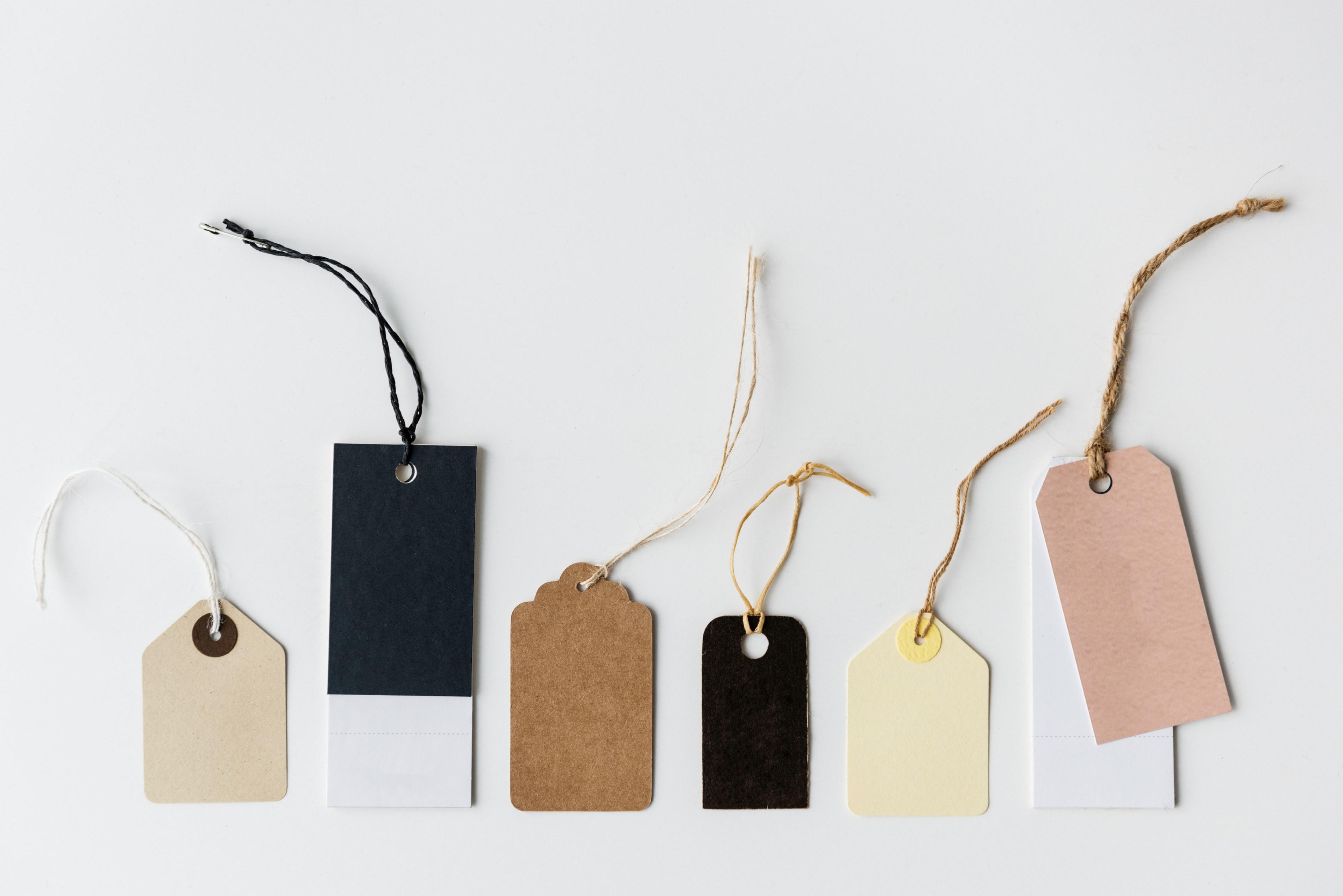 label tag string and shape 4k, HD Wallpaper