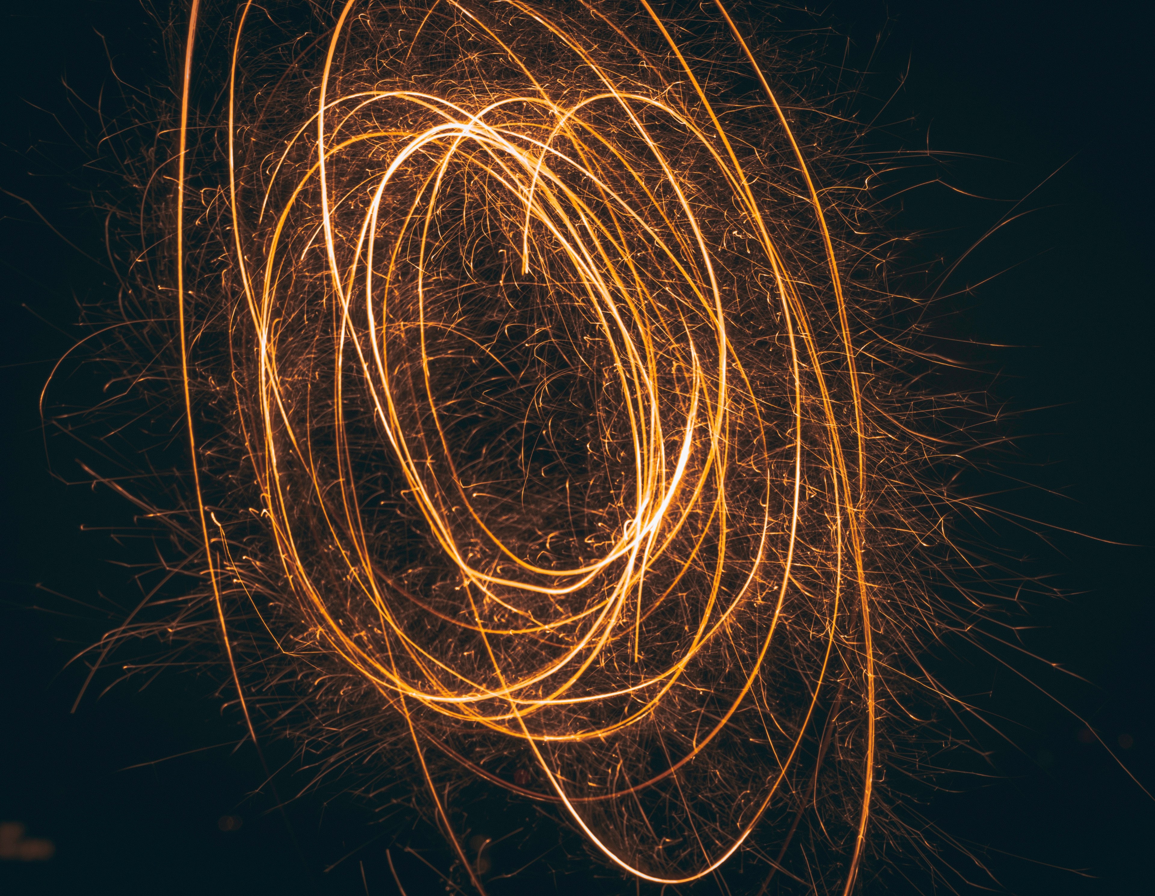 new years eve fireworks 4k, HD Wallpaper