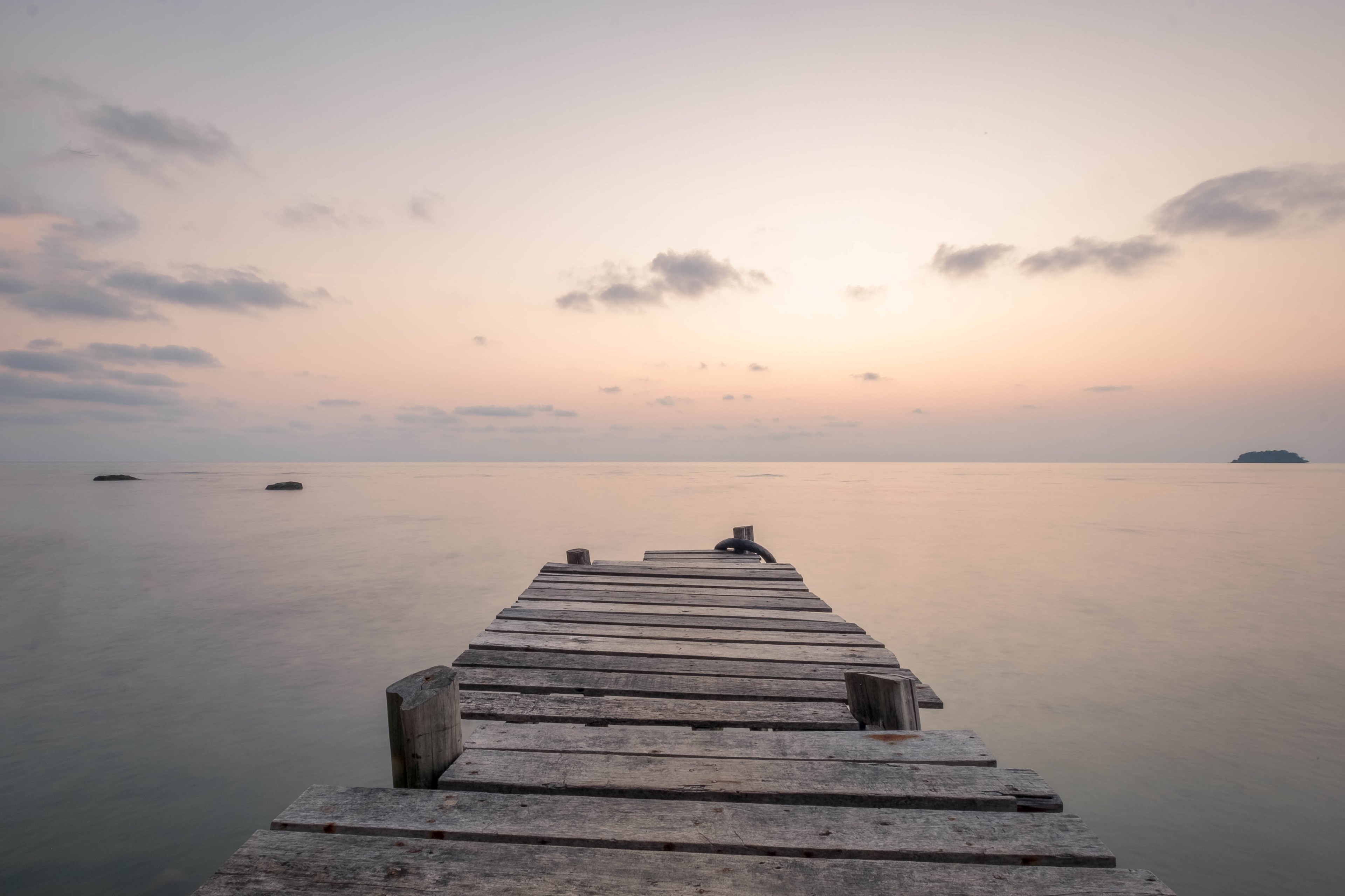 sunset on koh chang thailand 4k, HD Wallpaper