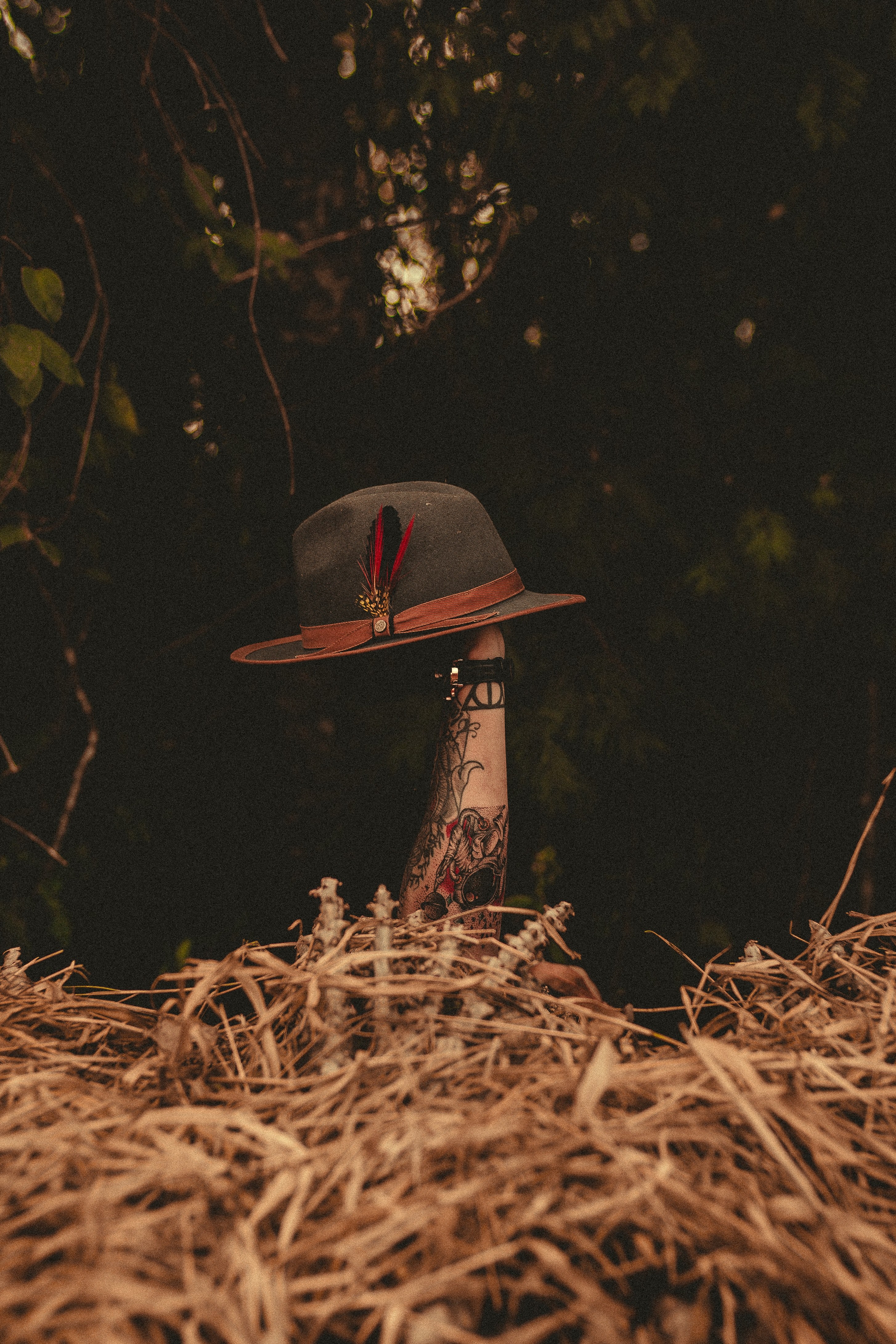 hat lift arm and tattoo hd, 4k, Phone HD Wallpaper