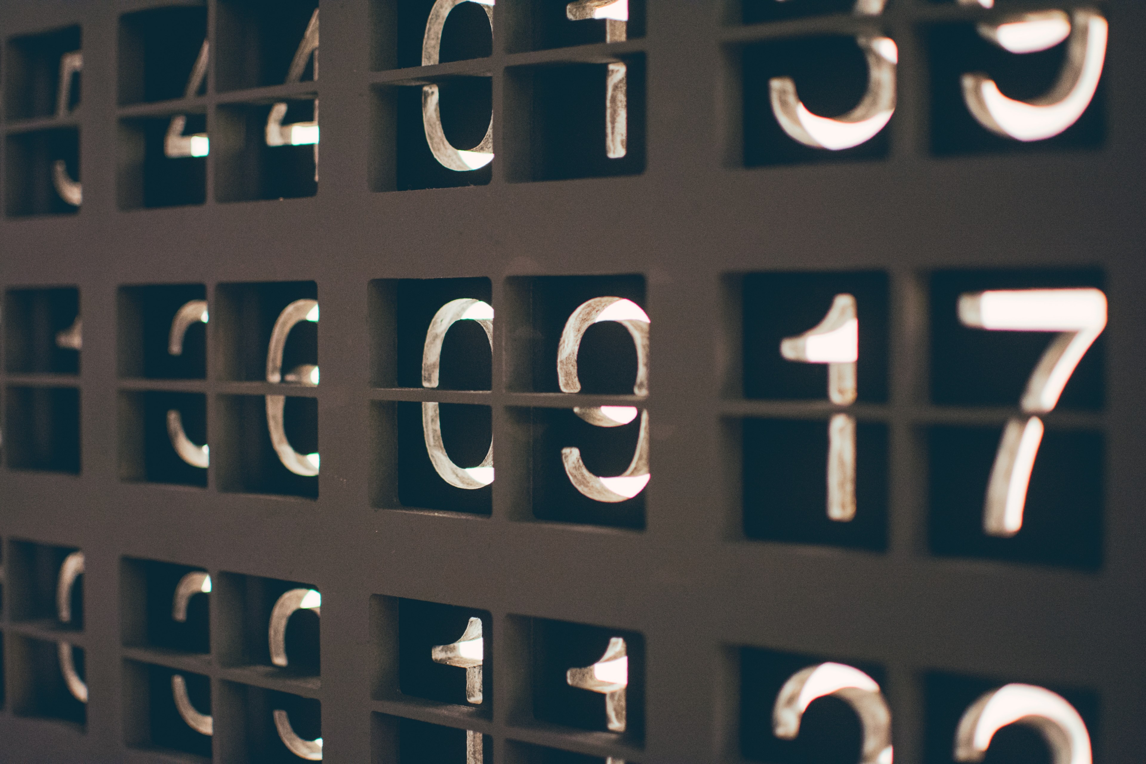 sign number number board and information 4k, HD Wallpaper