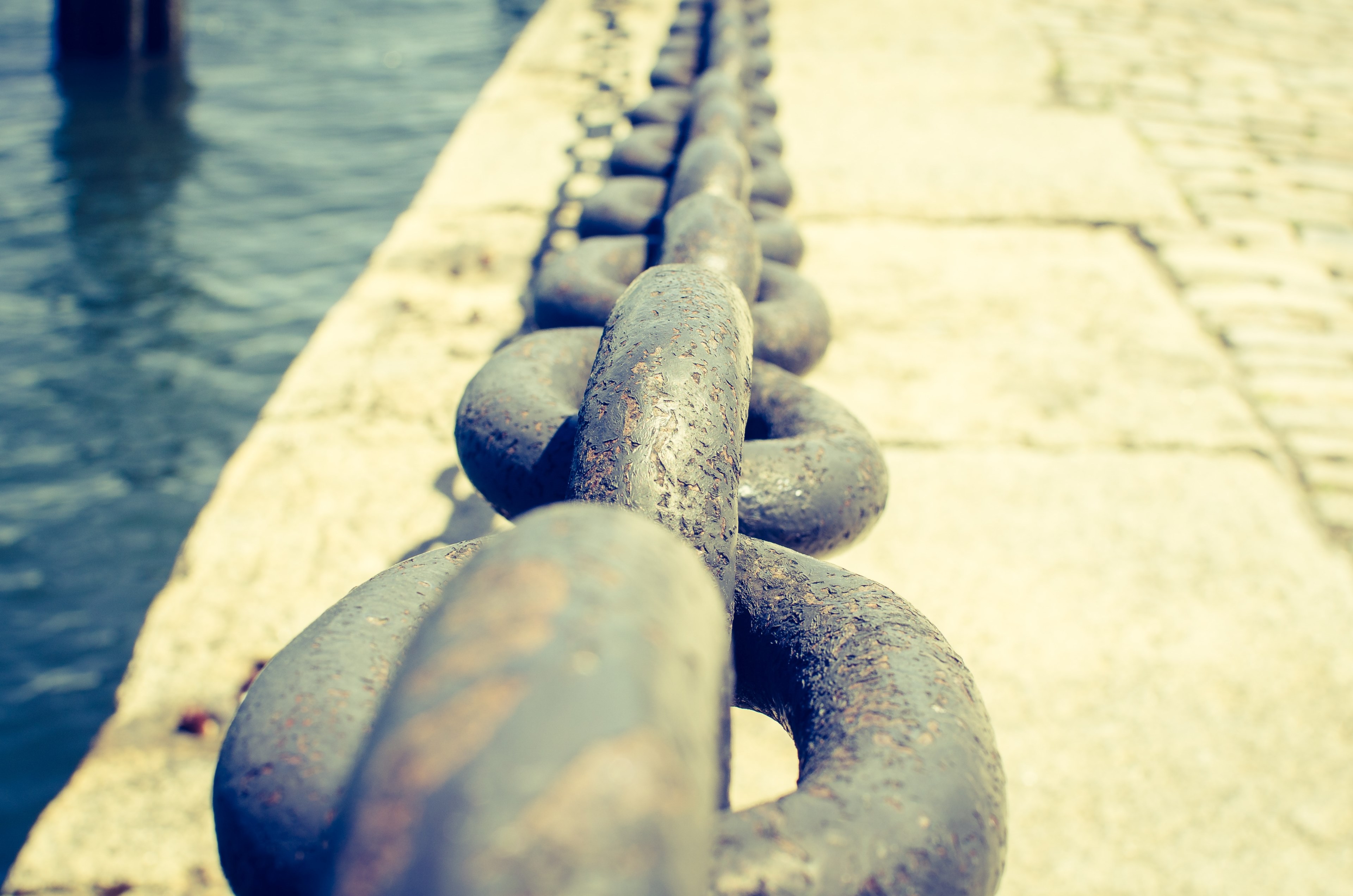 fence nautical new england and ocean 4k, HD Wallpaper
