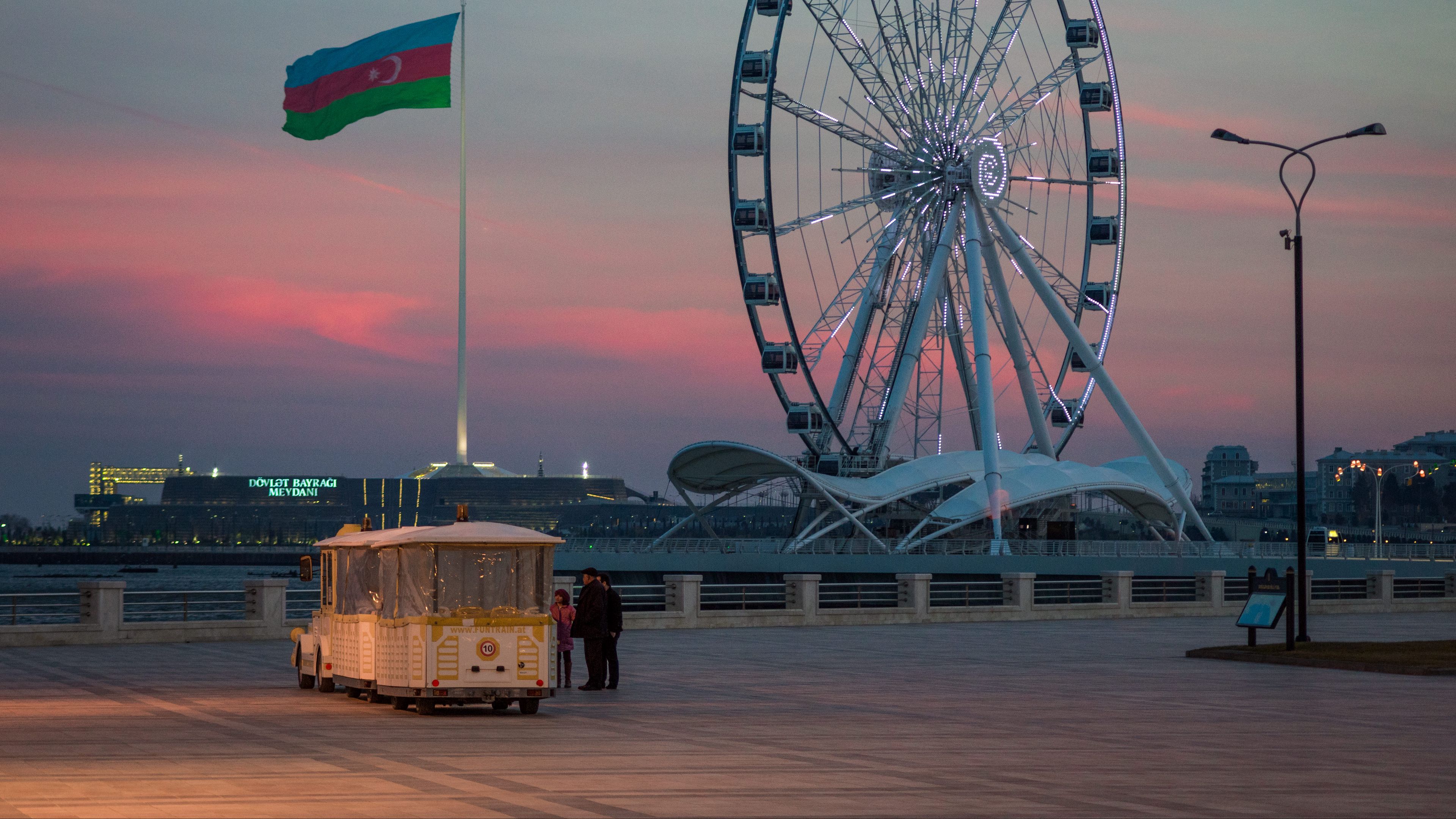 ferris wheel, attraction, city, 4k, HD Wallpaper