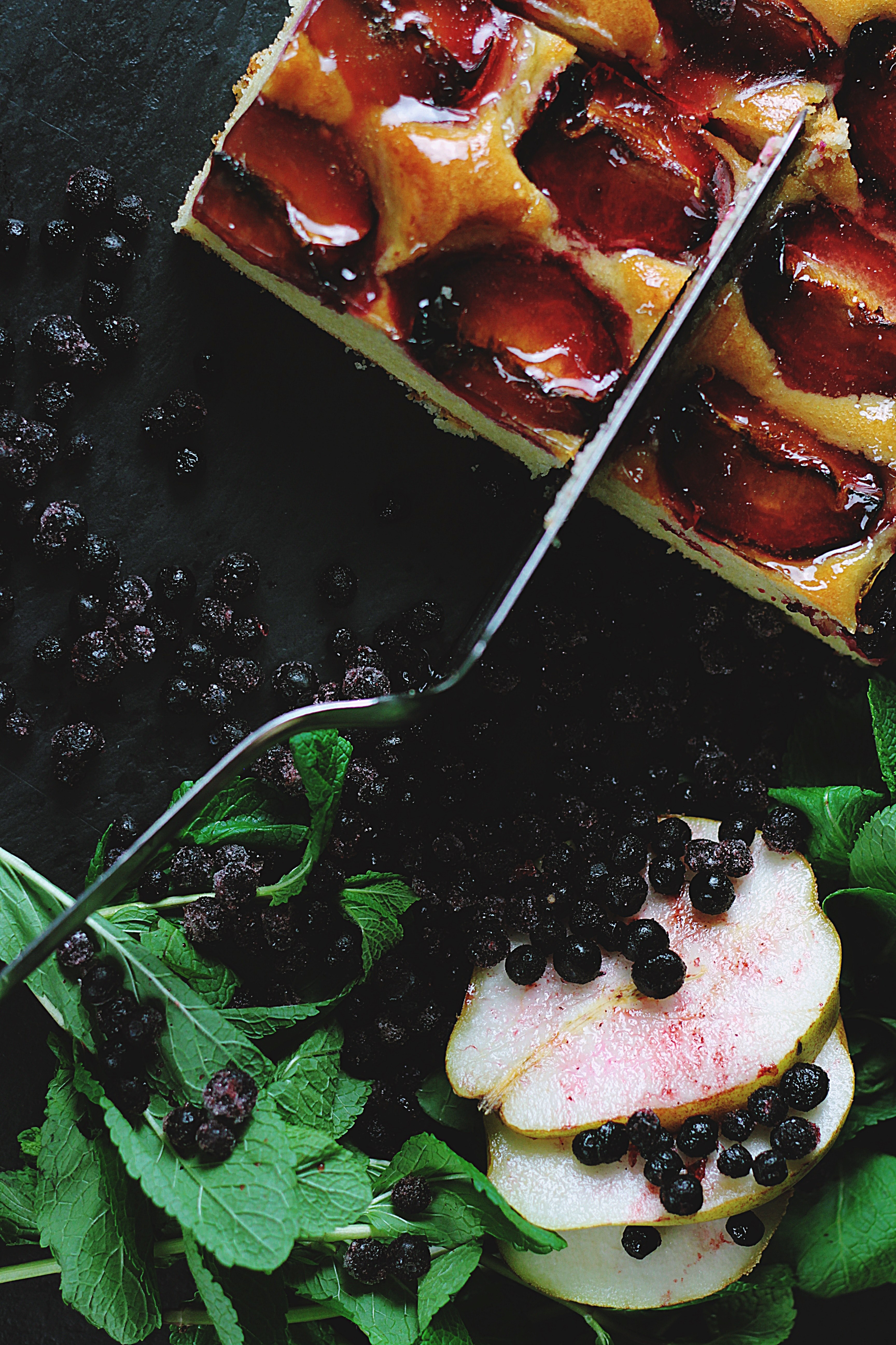 sweet plum food photography and cake hd, 4k, Phone HD Wallpaper