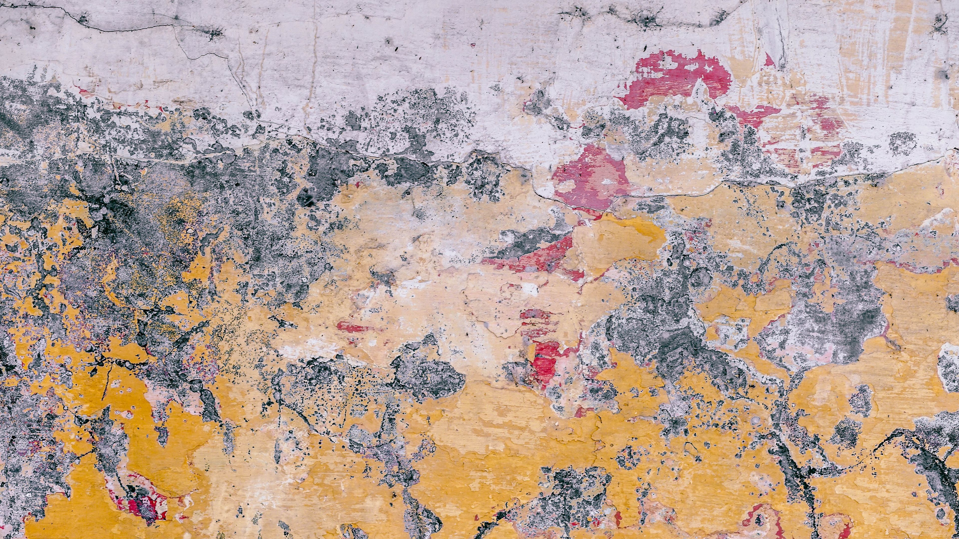 wall, shabby, texture, surface, 4k, HD Wallpaper
