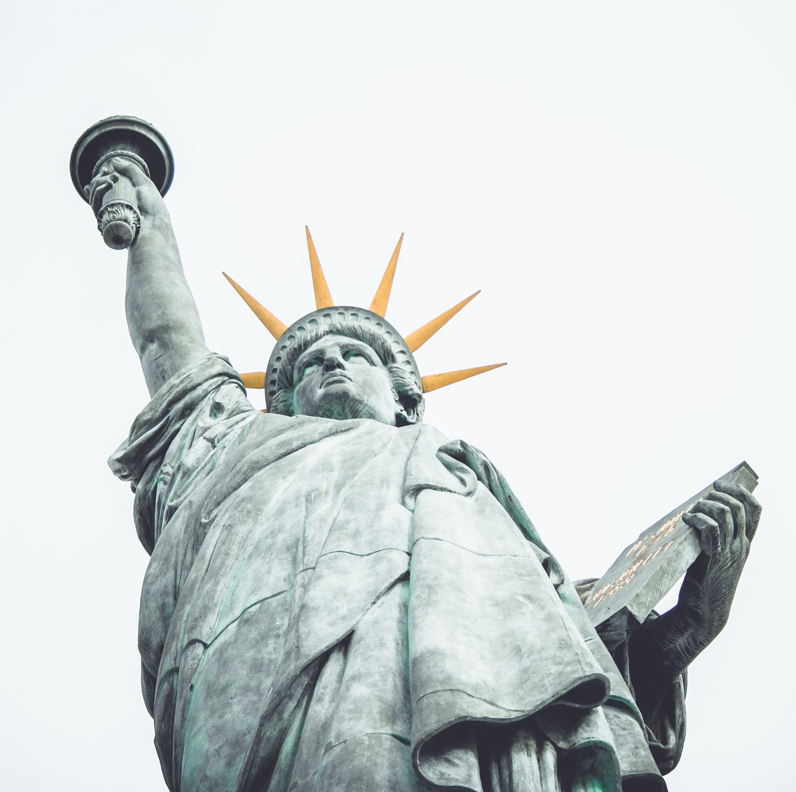 monument libery lookup and statue 4k, HD Wallpaper