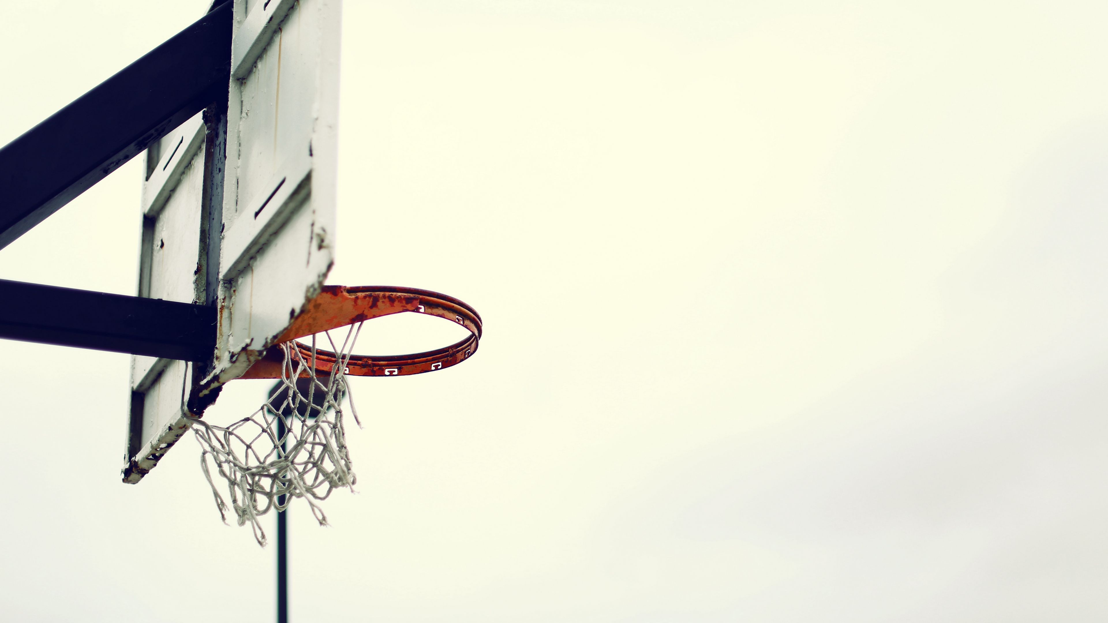 basketball board, basketball net, old, 4k, HD Wallpaper