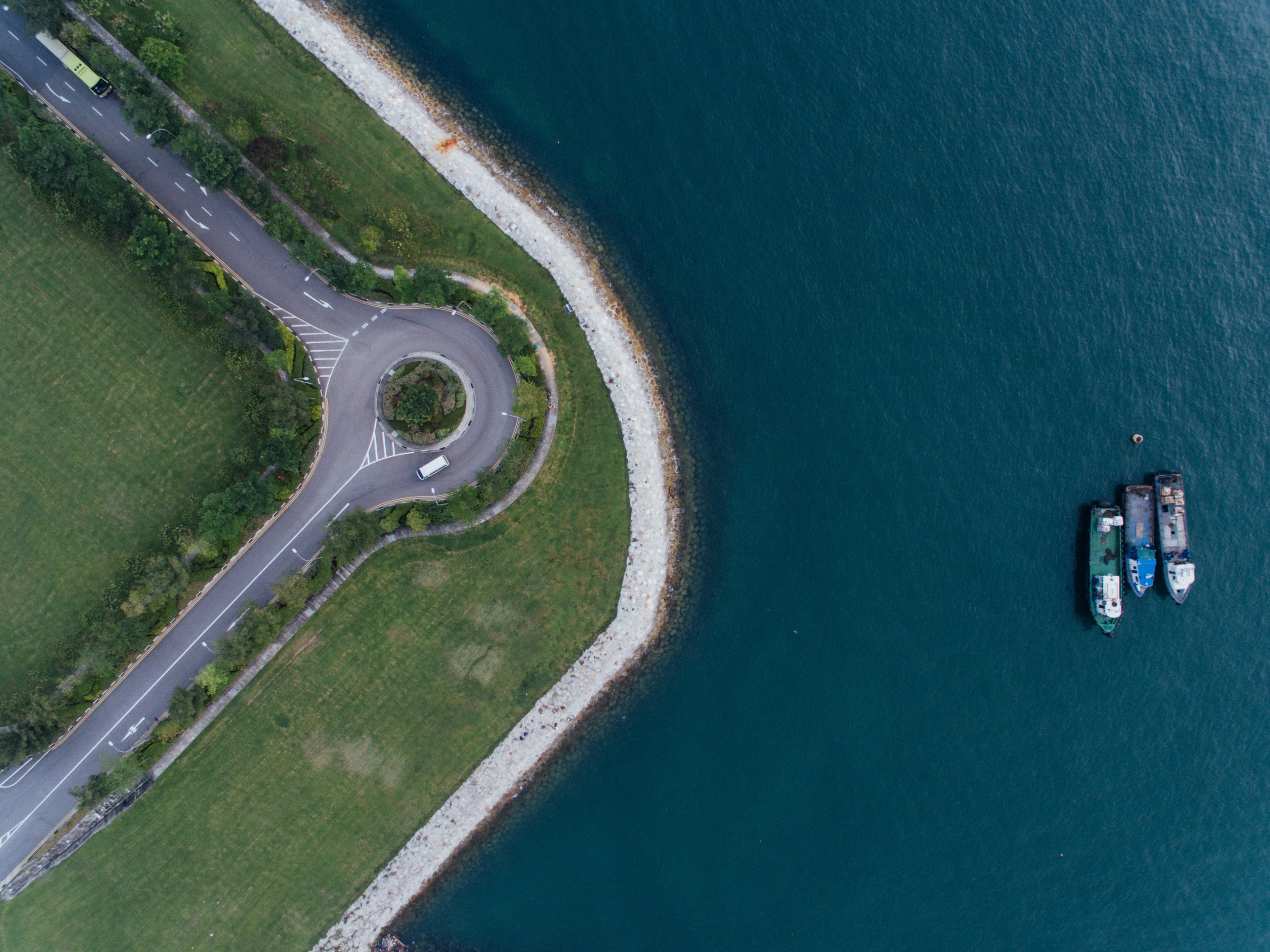 singapore harbour pier and beach 4k, HD Wallpaper