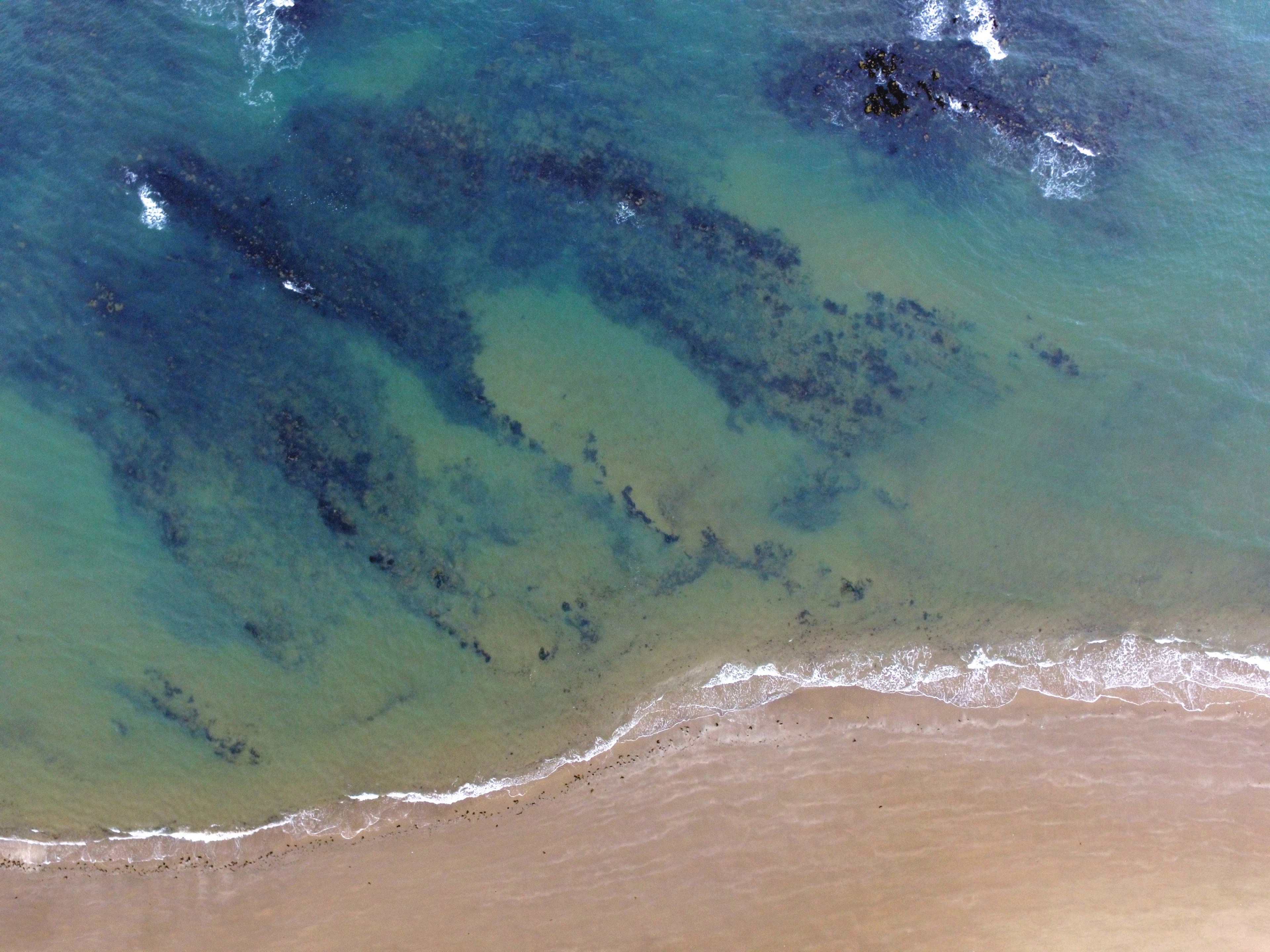 drone aerial wafe and beach 4k, HD Wallpaper