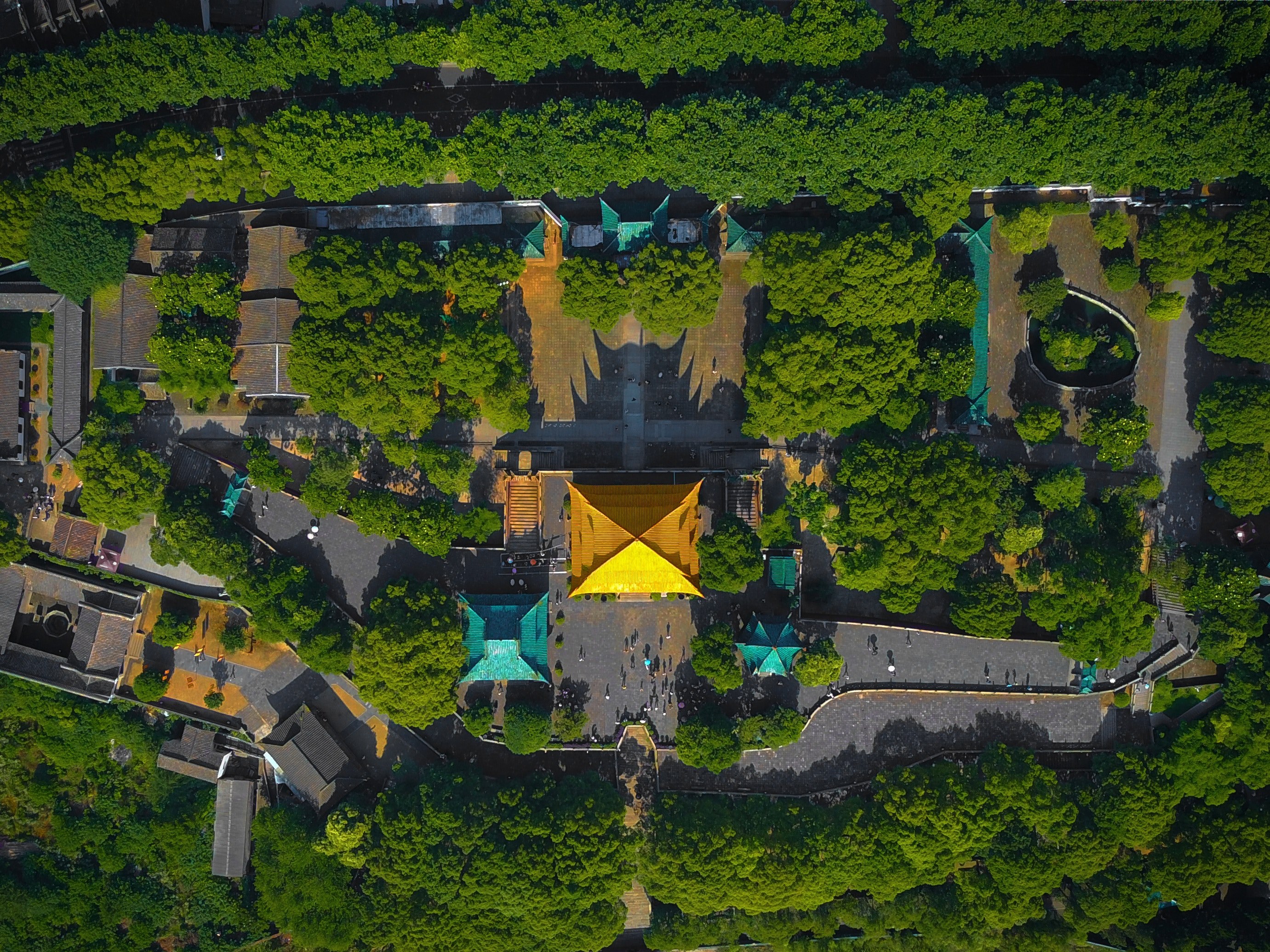 drone view aerial view from above and rooftop 4k, HD Wallpaper