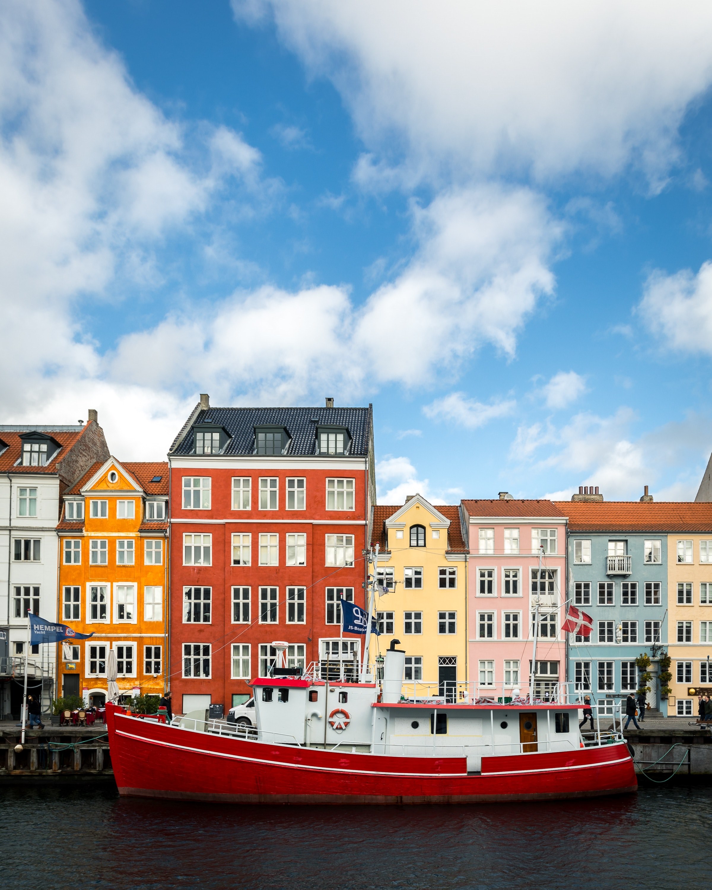 colorful harbour 4k, Phone HD Wallpaper