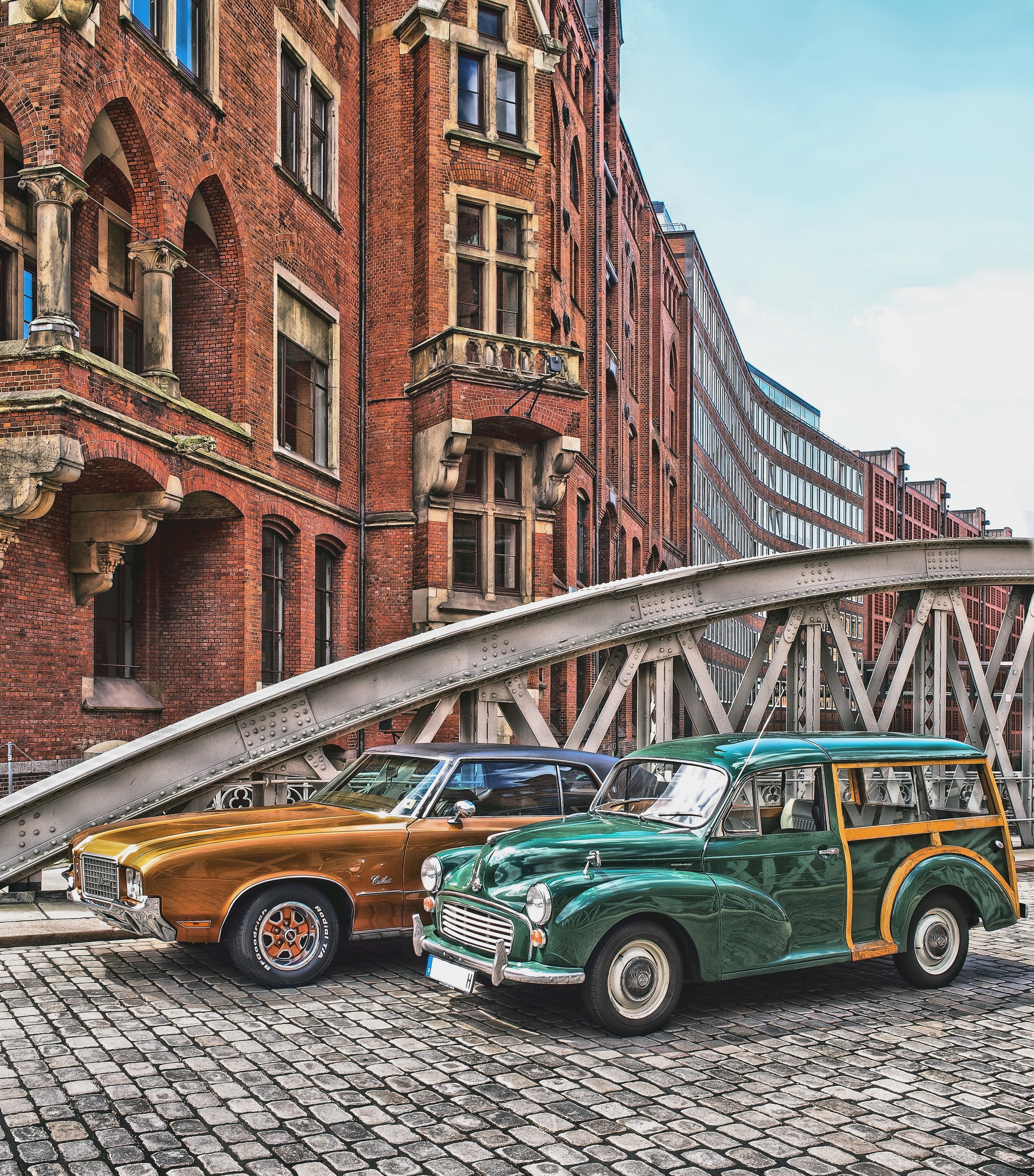 classic car meeting 4k, Phone HD Wallpaper