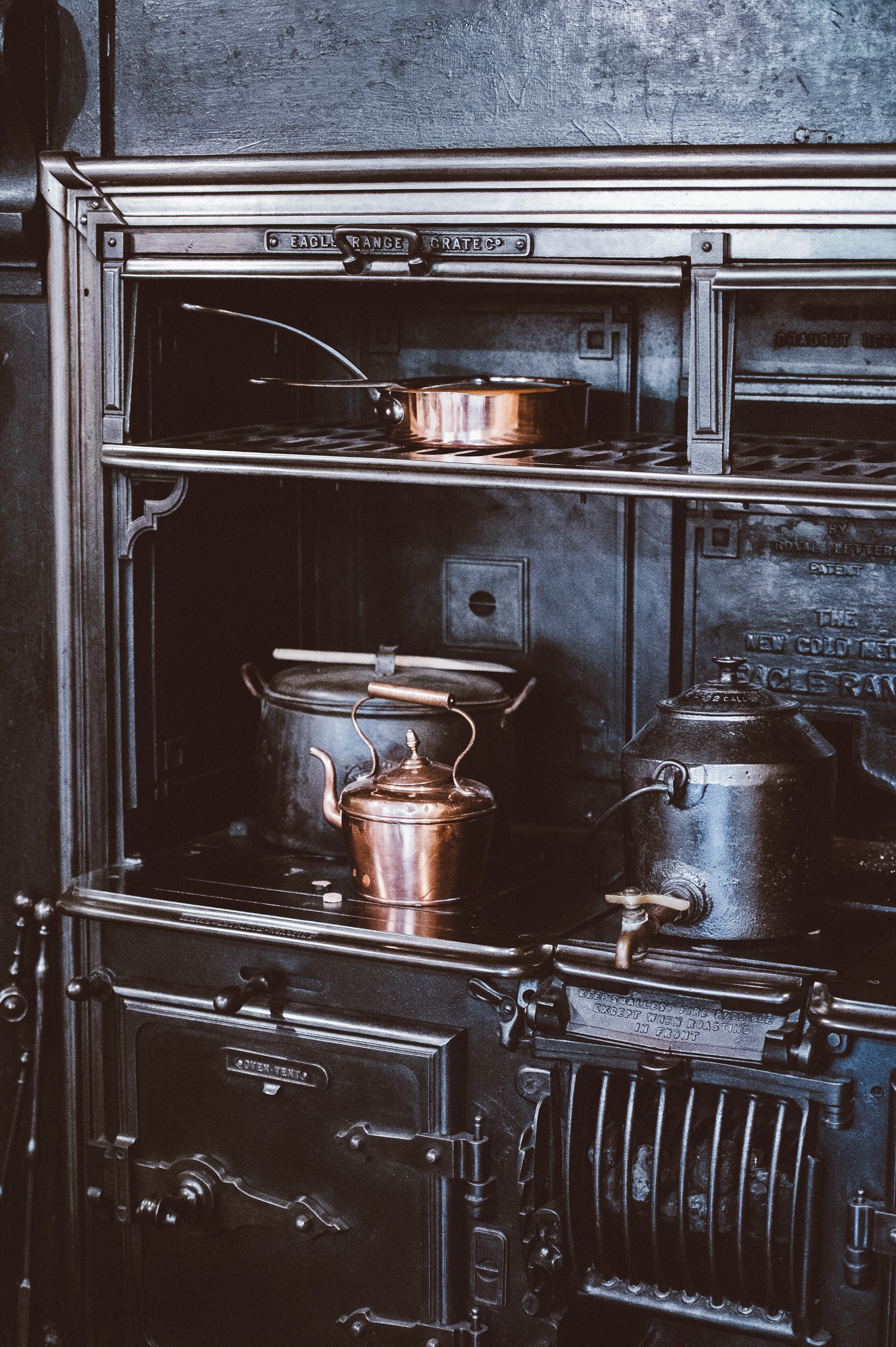 copper kettle black aga 4k, Phone HD Wallpaper