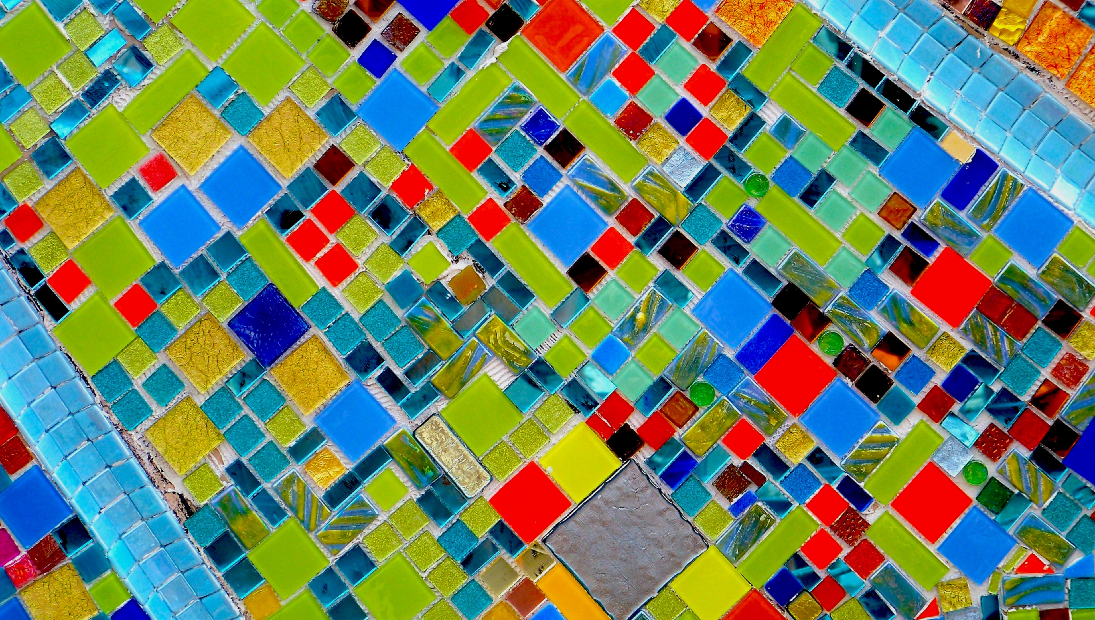 sun catcher mosaic mural 4k, HD Wallpaper