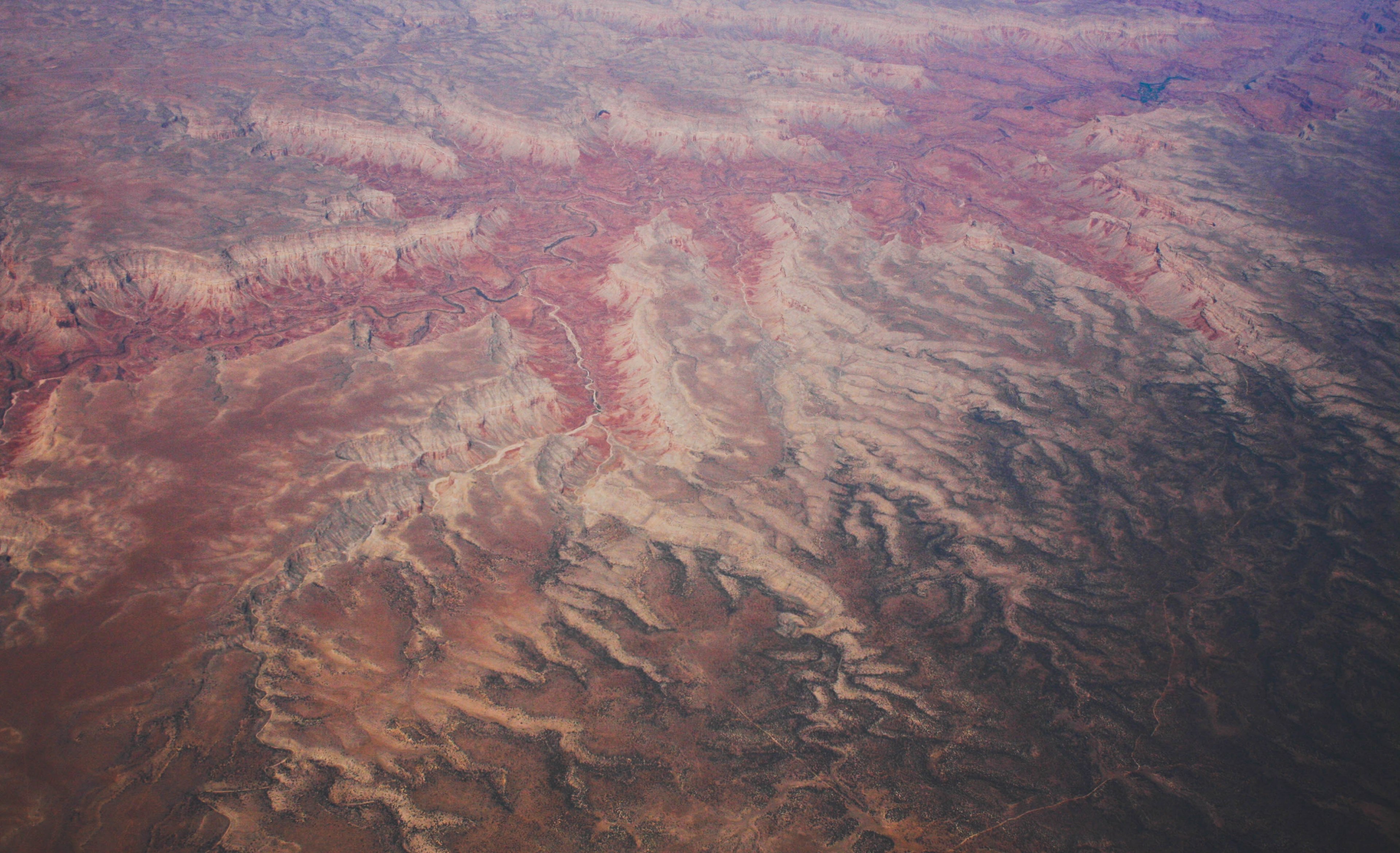 vein grand canyon landscape and aerial 4k, HD Wallpaper