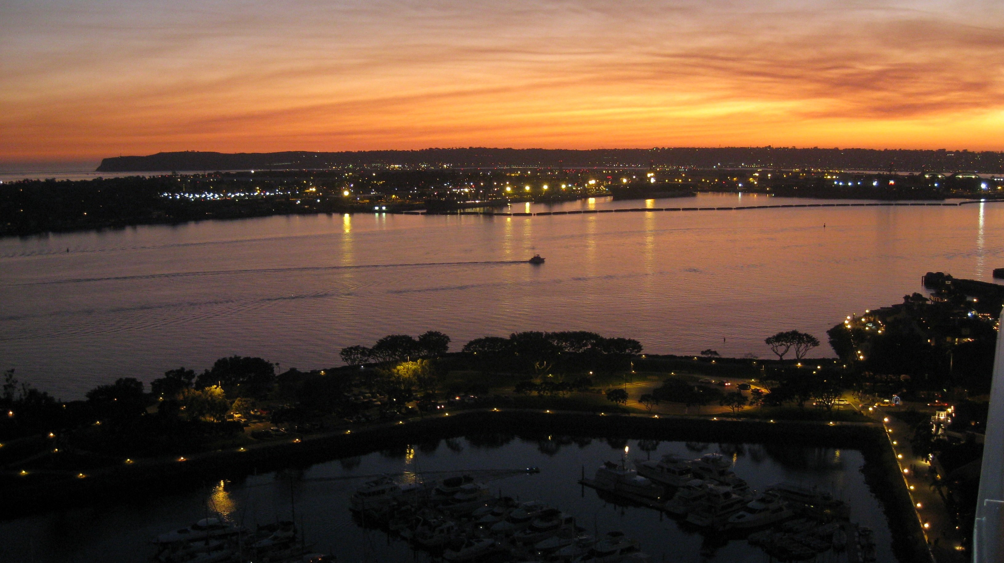 sunset in san diego 4k, HD Wallpaper
