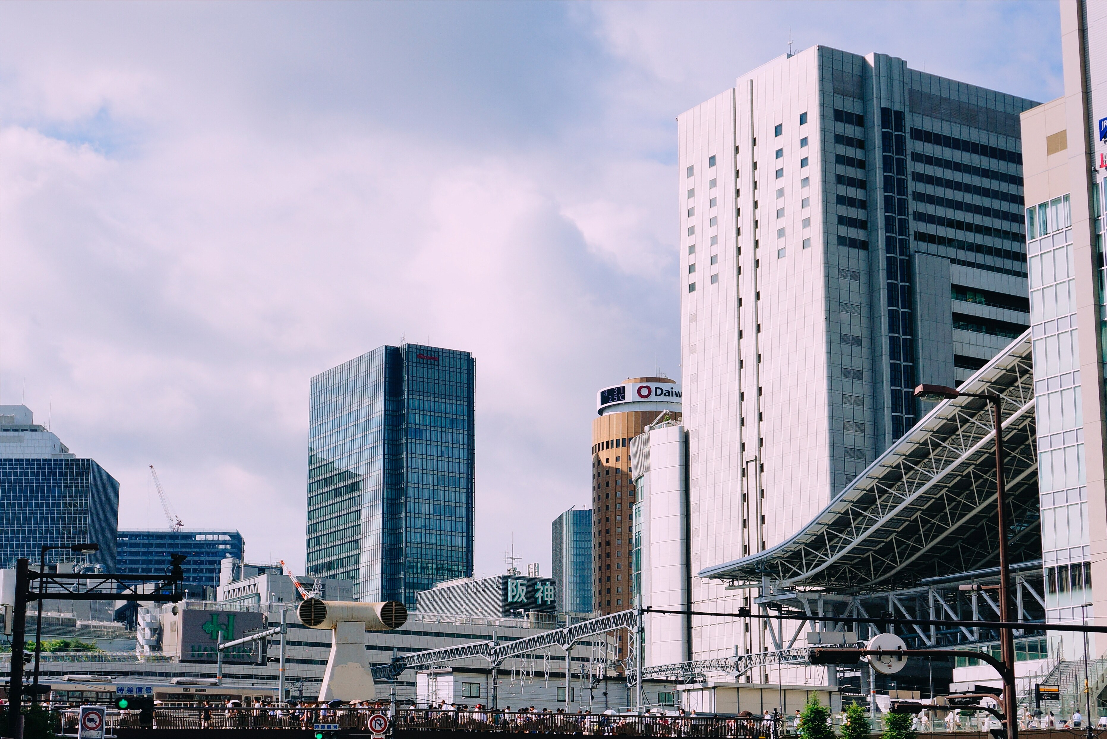 an office district with a modern exterior of offices and architectural designs depicting a modern cityscape, office district 4k, HD Wallpaper