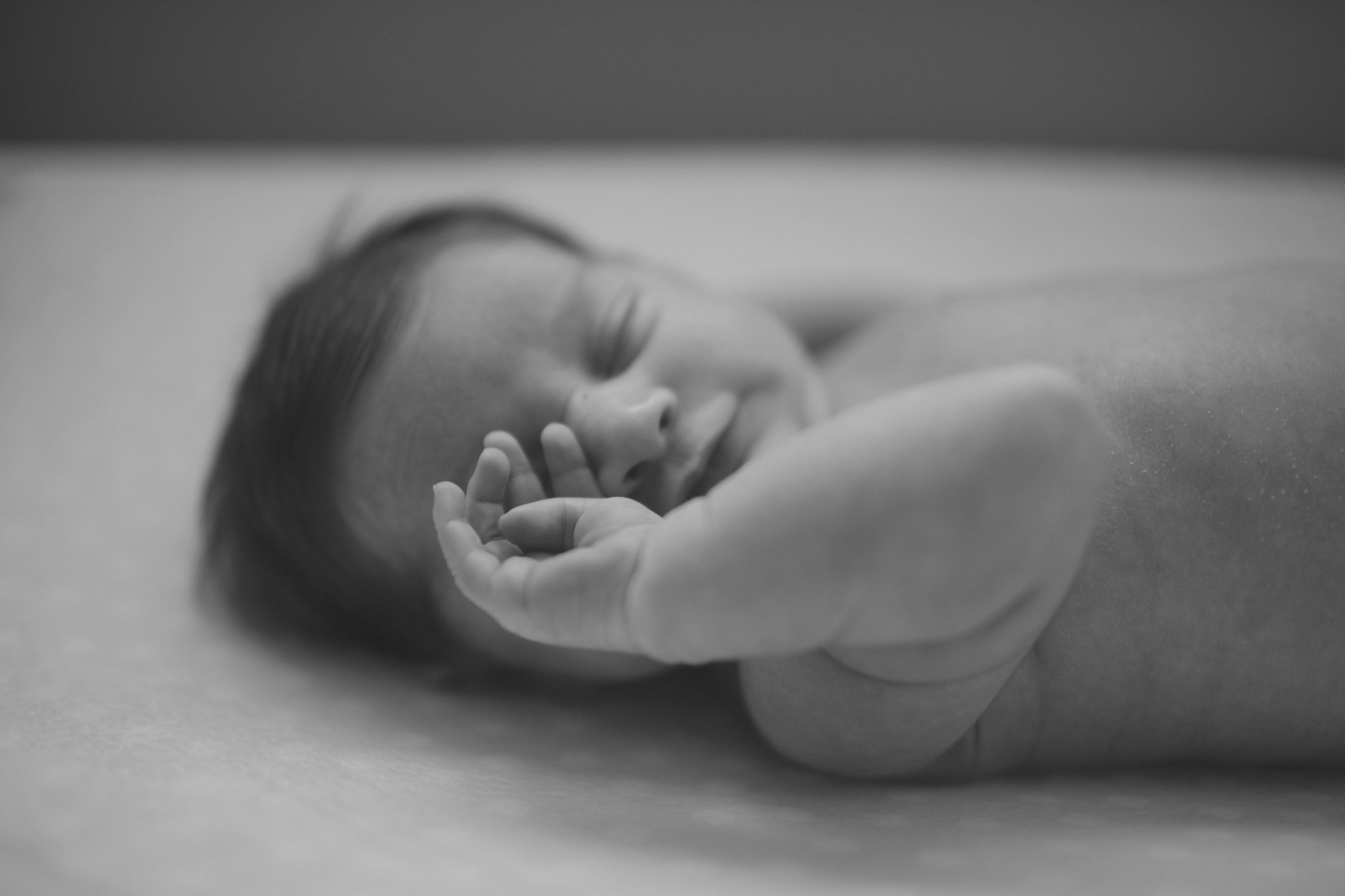 newborn baby child and hand 4k, HD Wallpaper