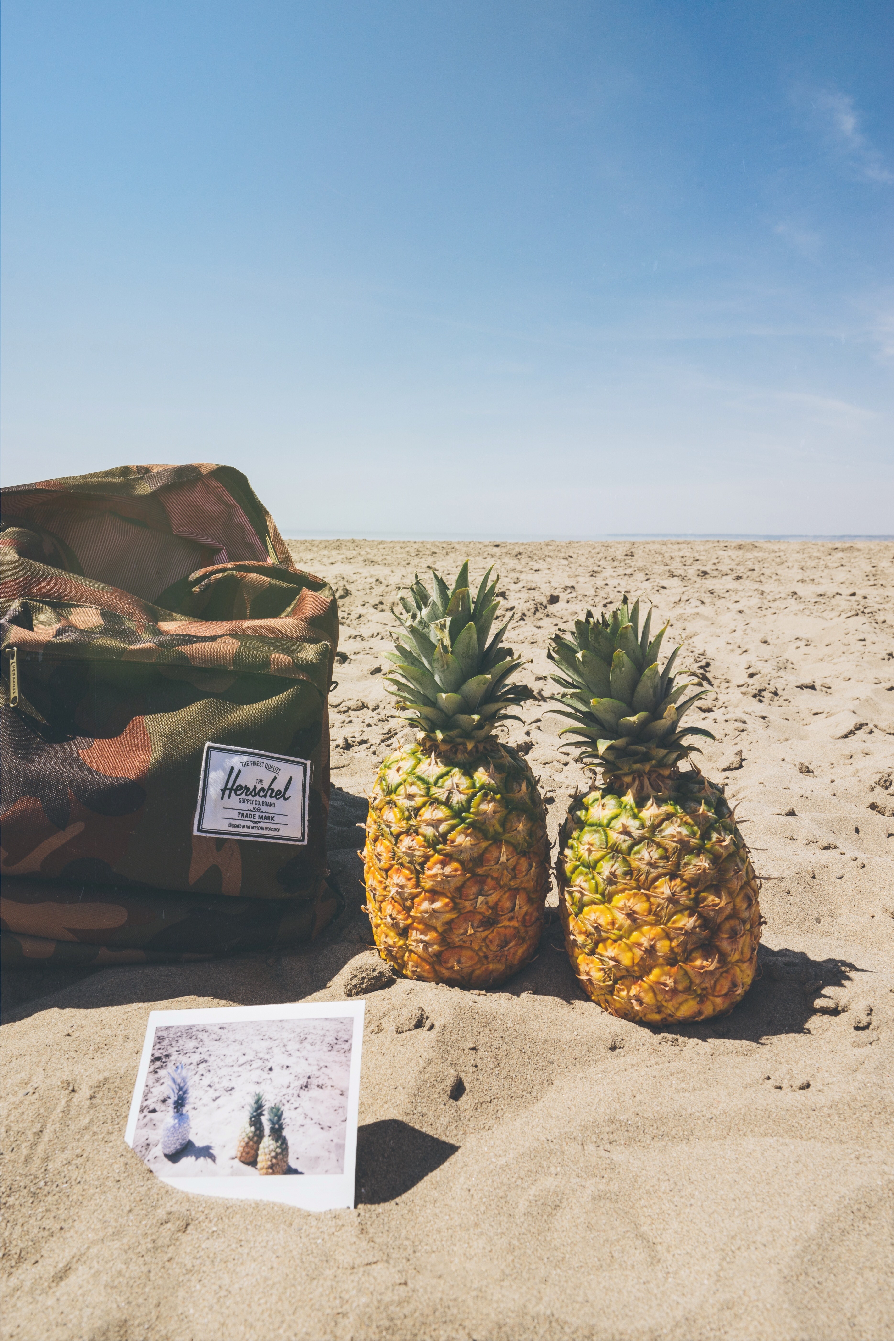 sunny tropical fruit and beach life hd, 4k, Phone HD Wallpaper