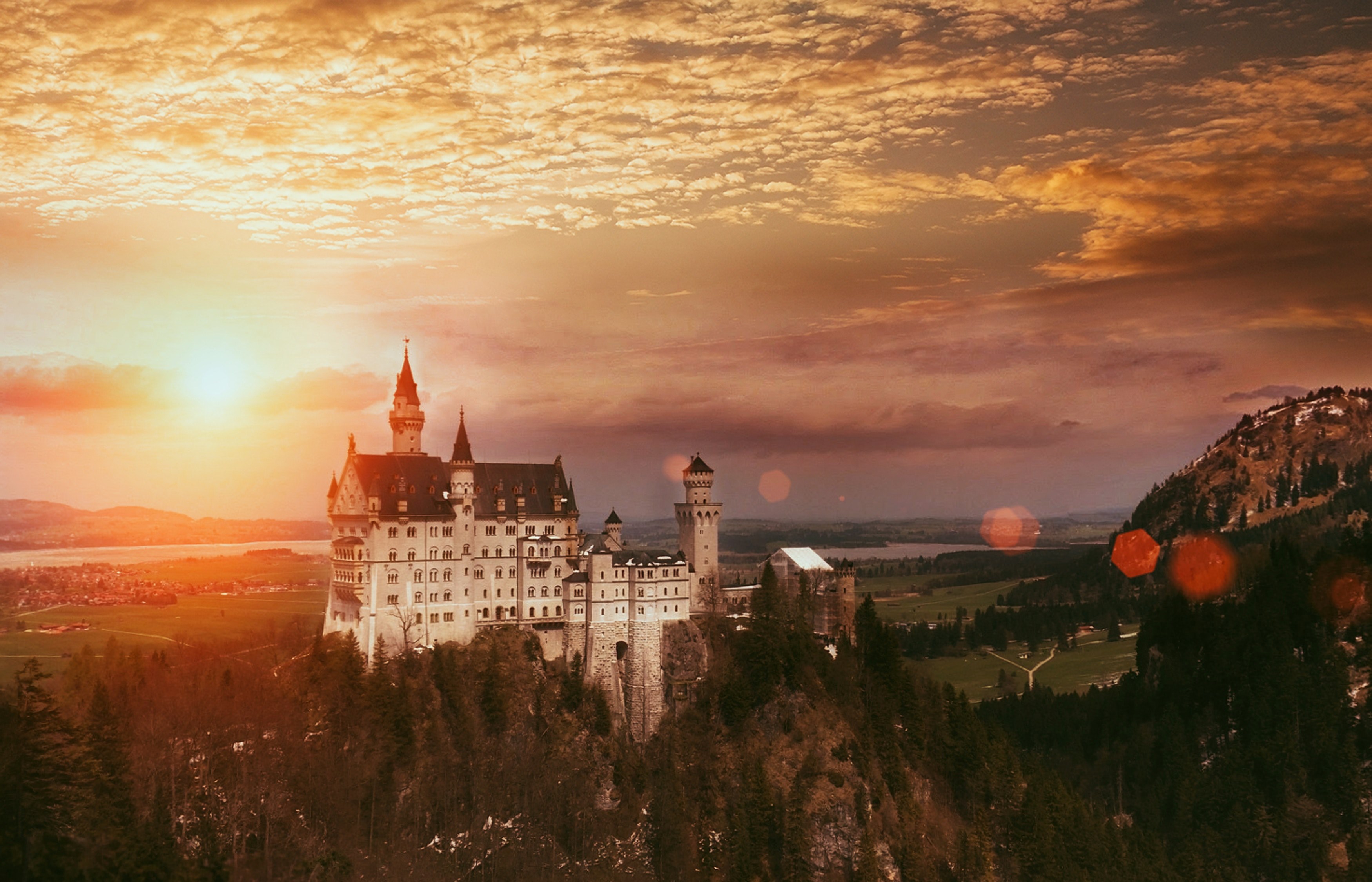 castel neuschwanstein 4k, HD Wallpaper