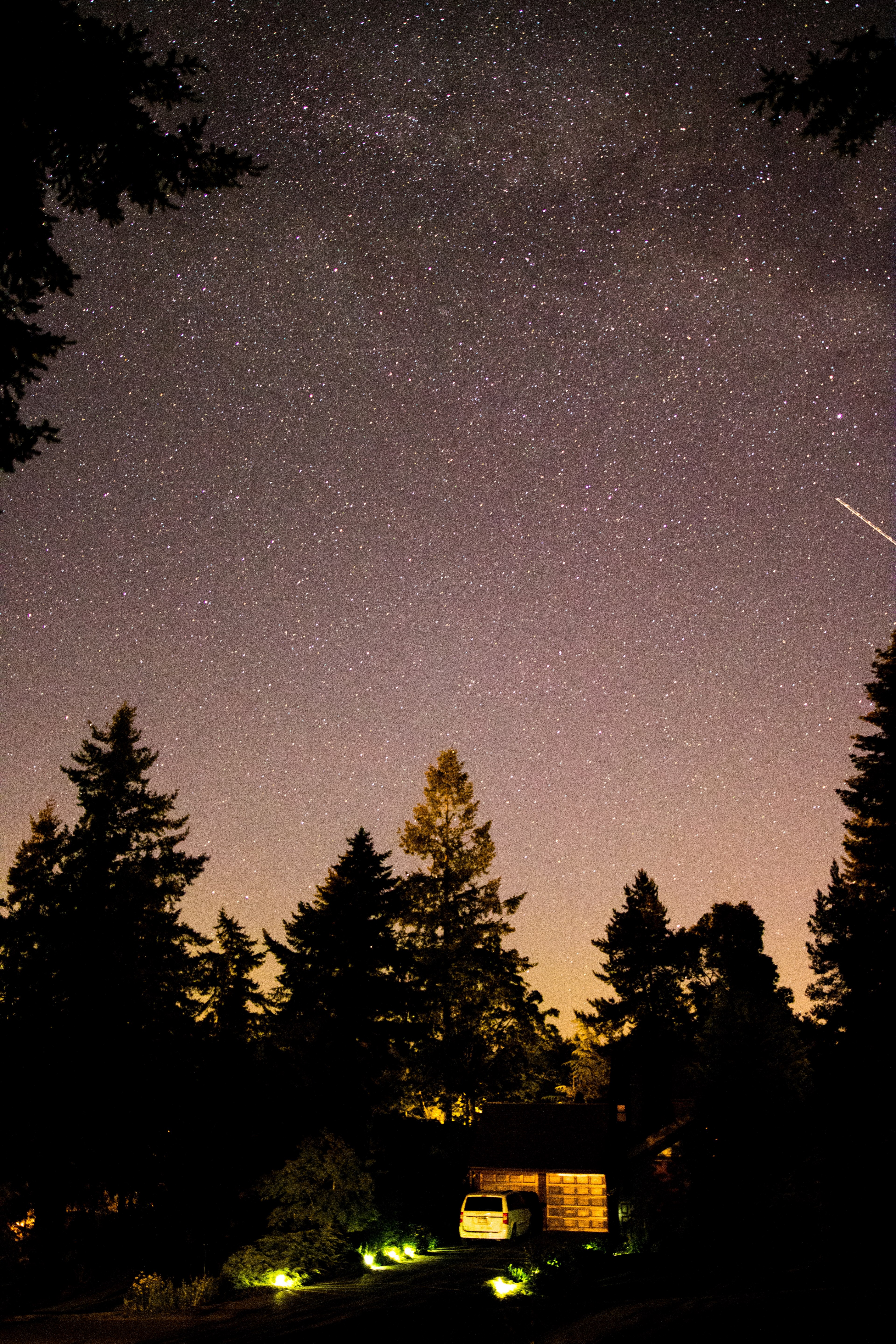 stars over vancouver island 4k, Phone HD Wallpaper