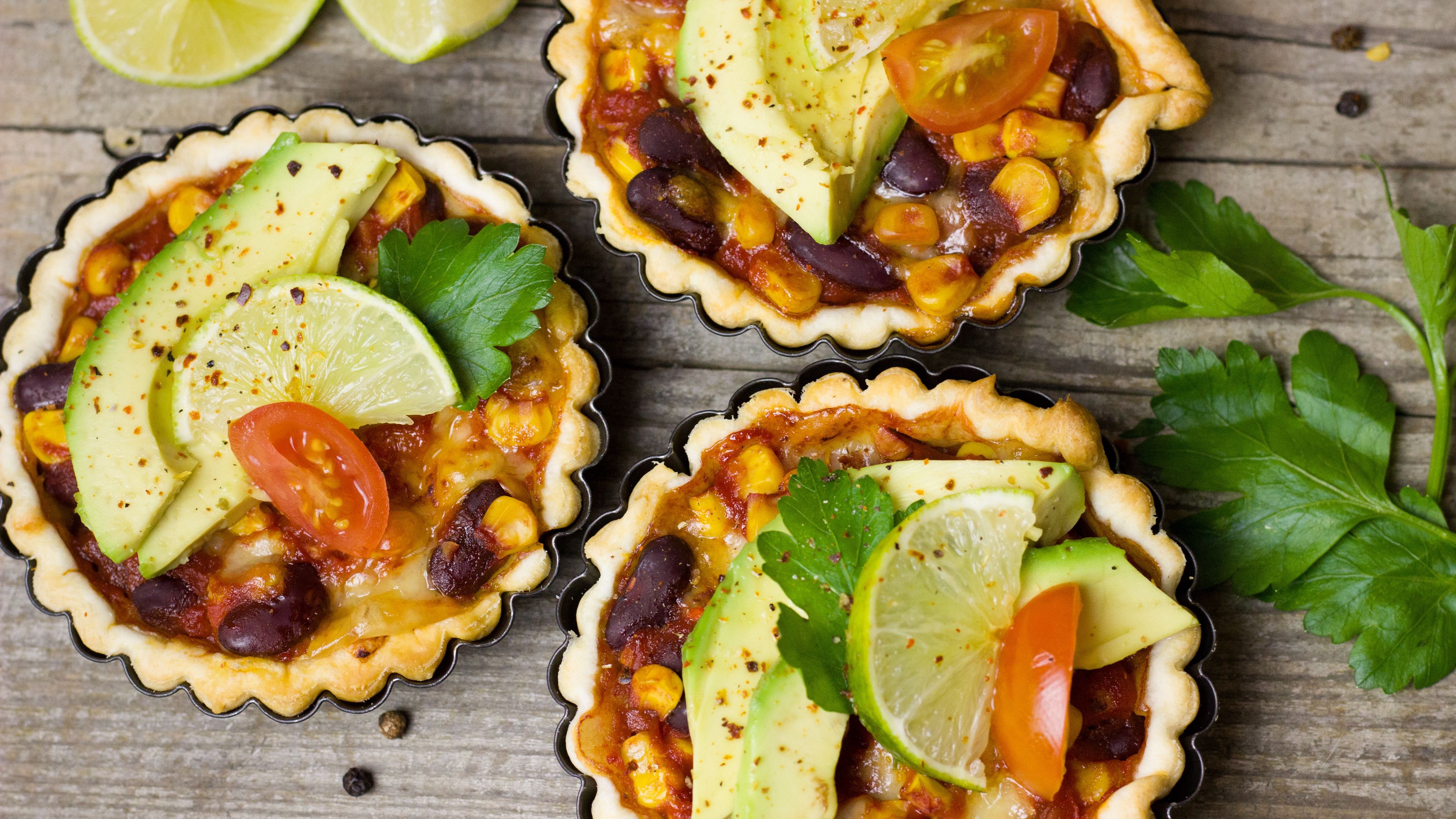 tart, vegetables, avocado, lime, 4k, HD Wallpaper