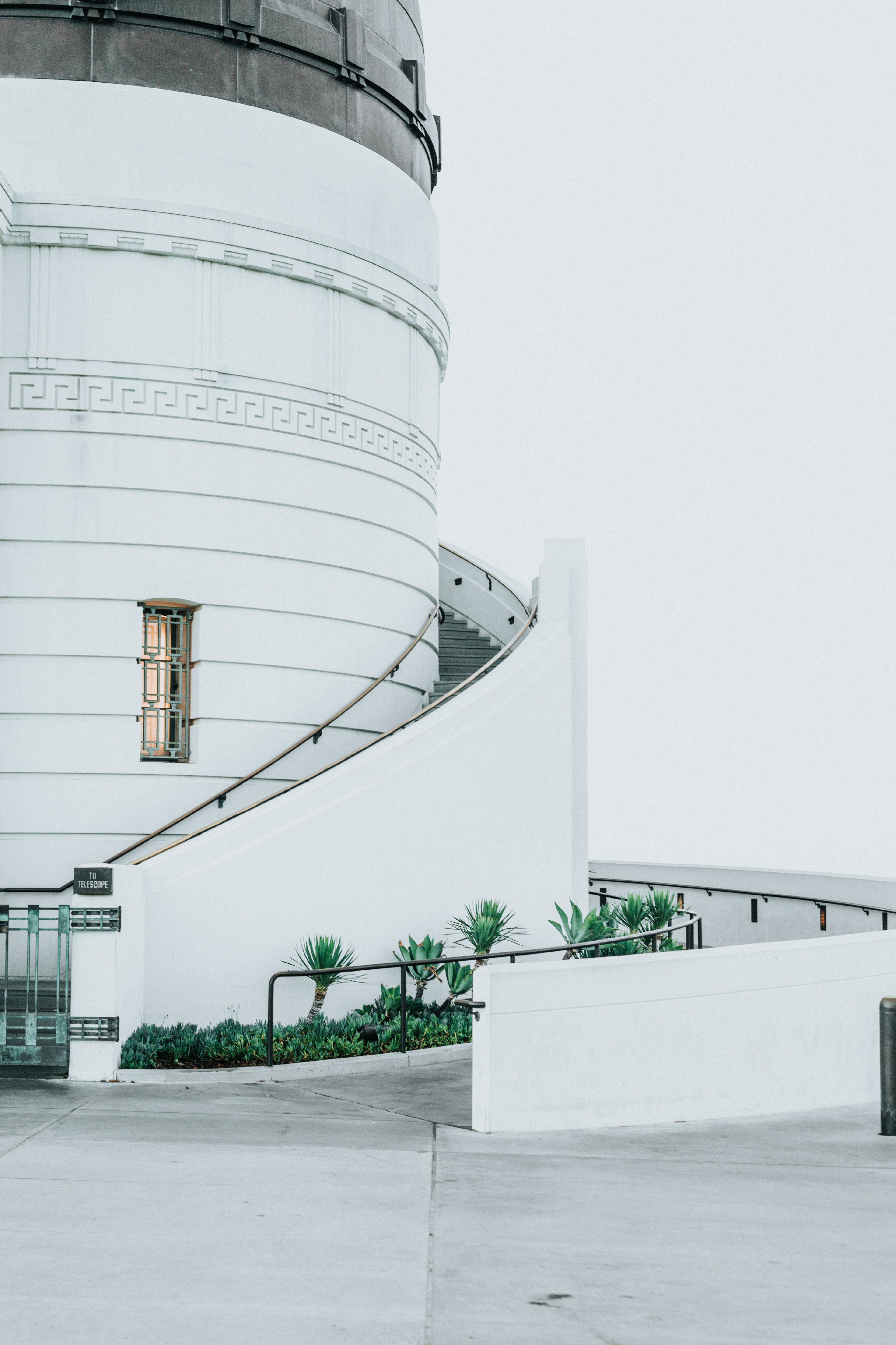 architecture telescope stair and radio telescope hd, 4k, Phone HD Wallpaper