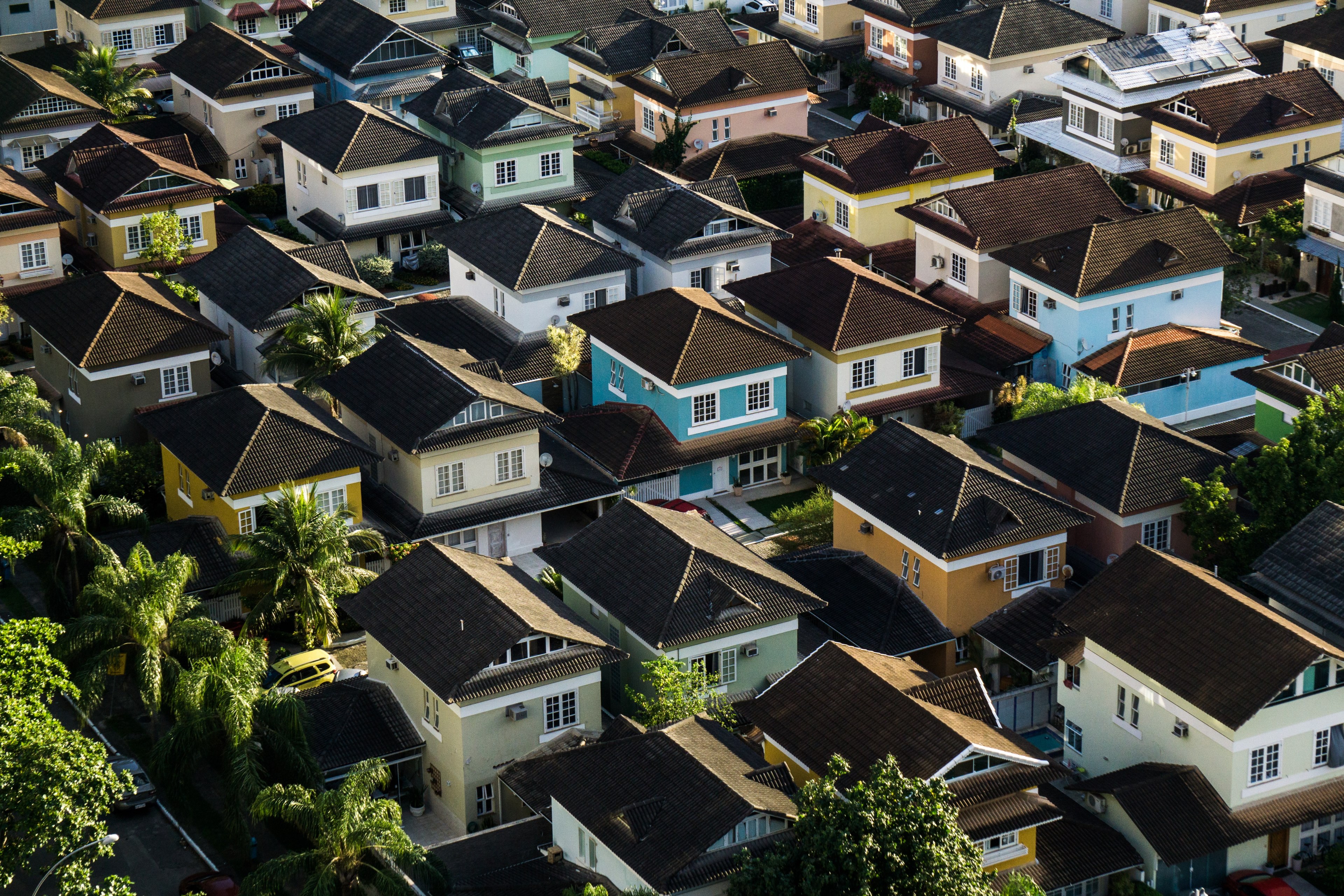 house home roof and rooftop 4k, HD Wallpaper