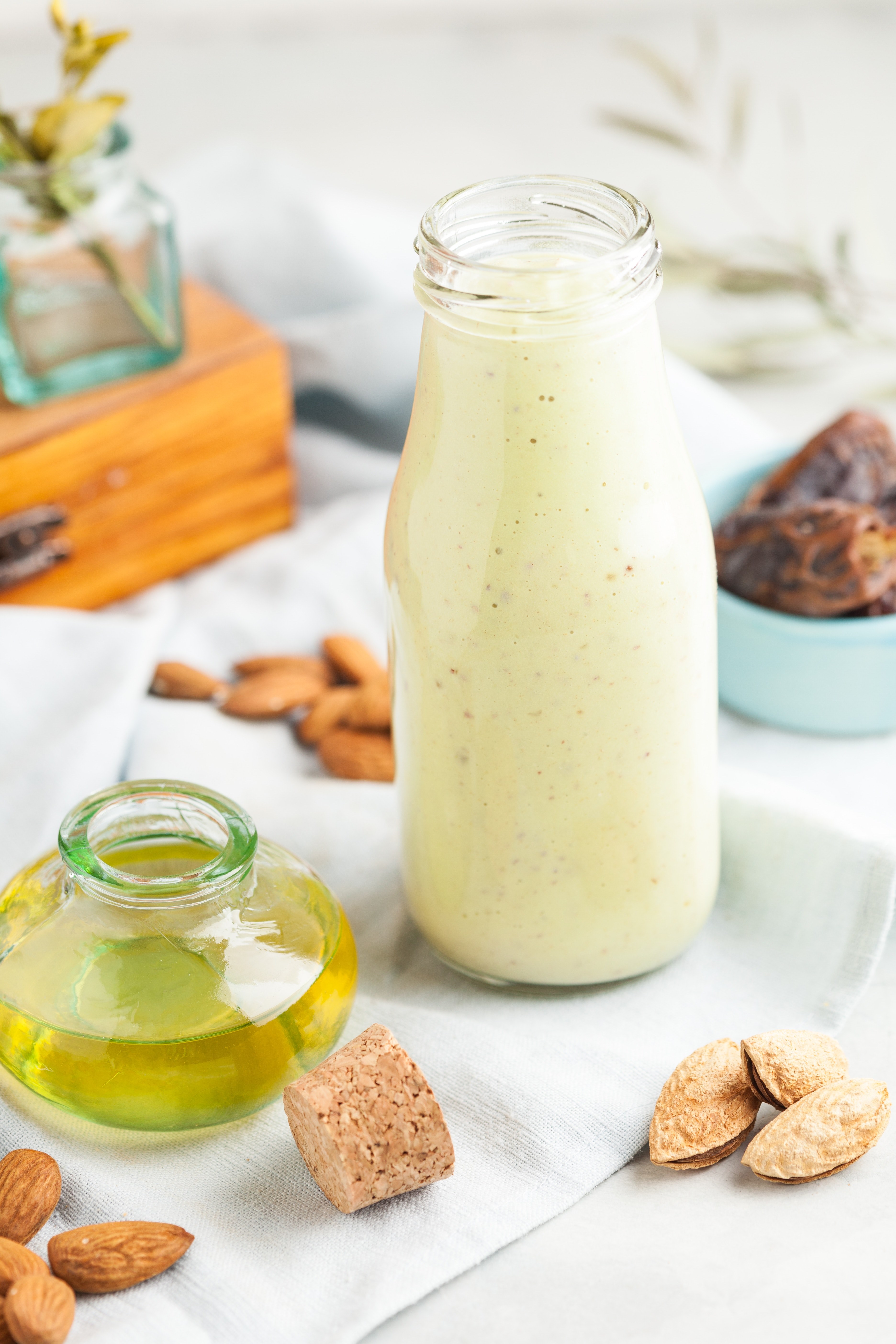 healthy avocado smoothie in a bottle 4k, Phone HD Wallpaper
