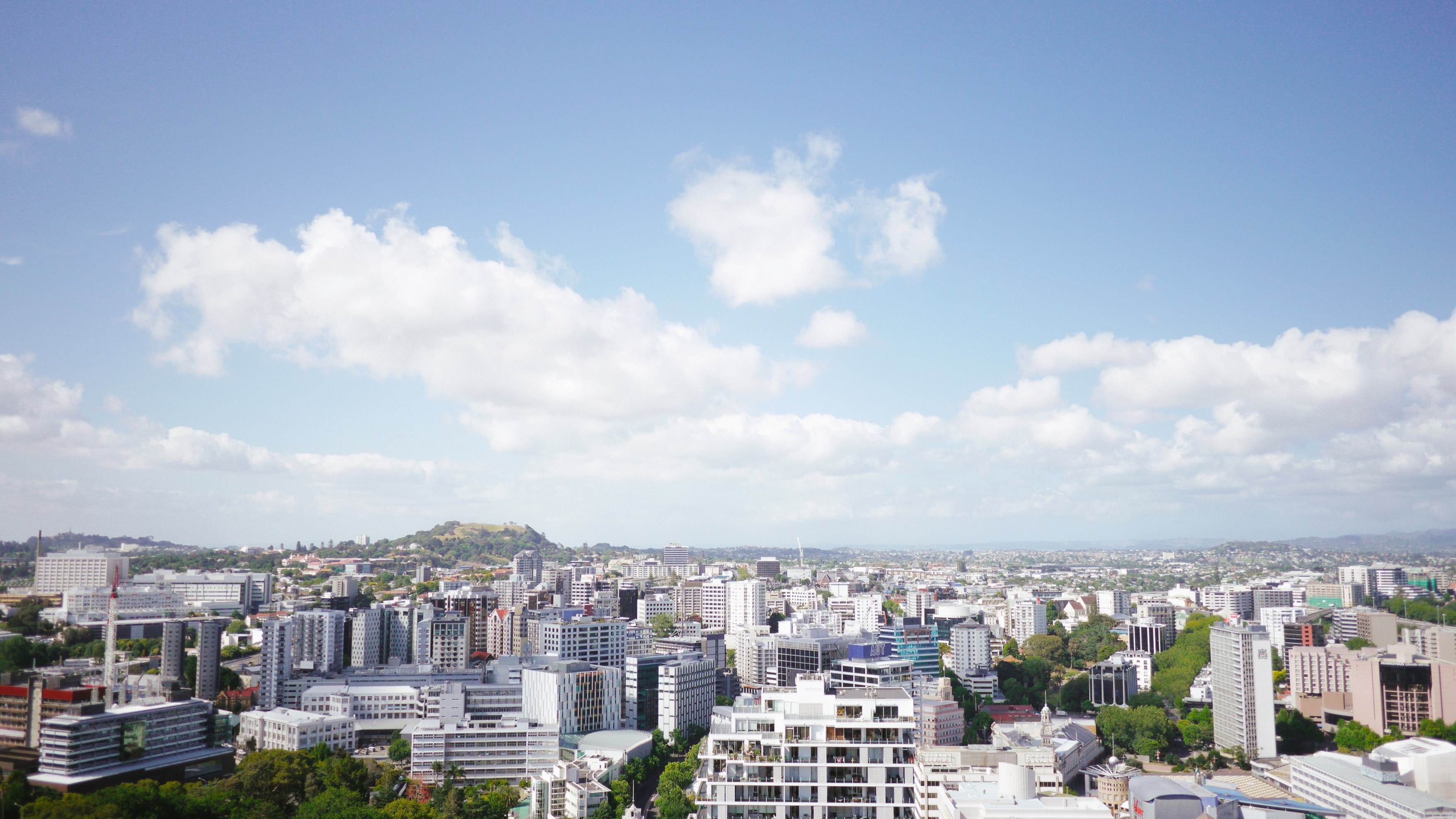 a panorama with office and residential buildings in a vast metropolis, sprawling urban panorama 4k, HD Wallpaper
