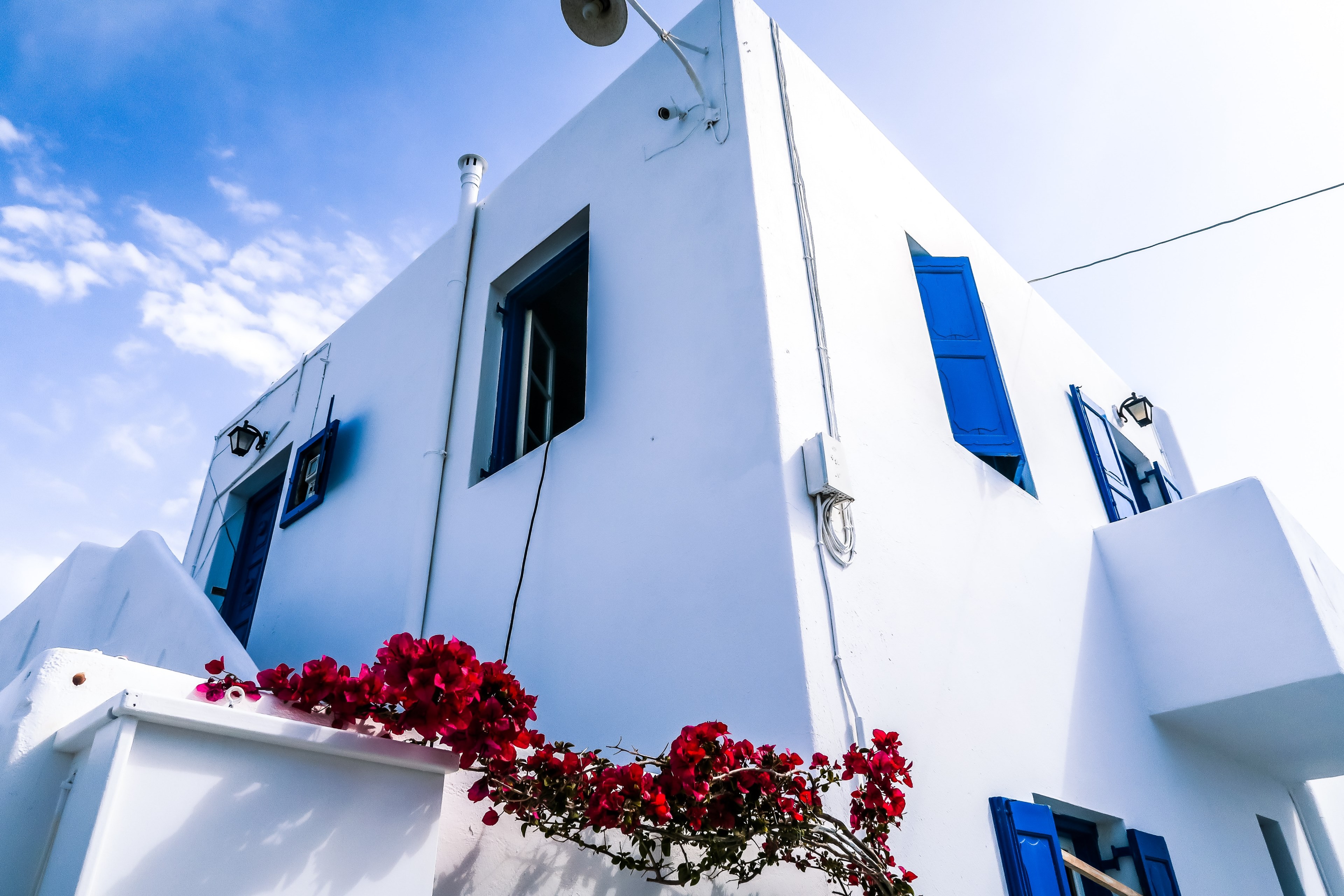 house home exterior flower and architecture 4k, HD Wallpaper