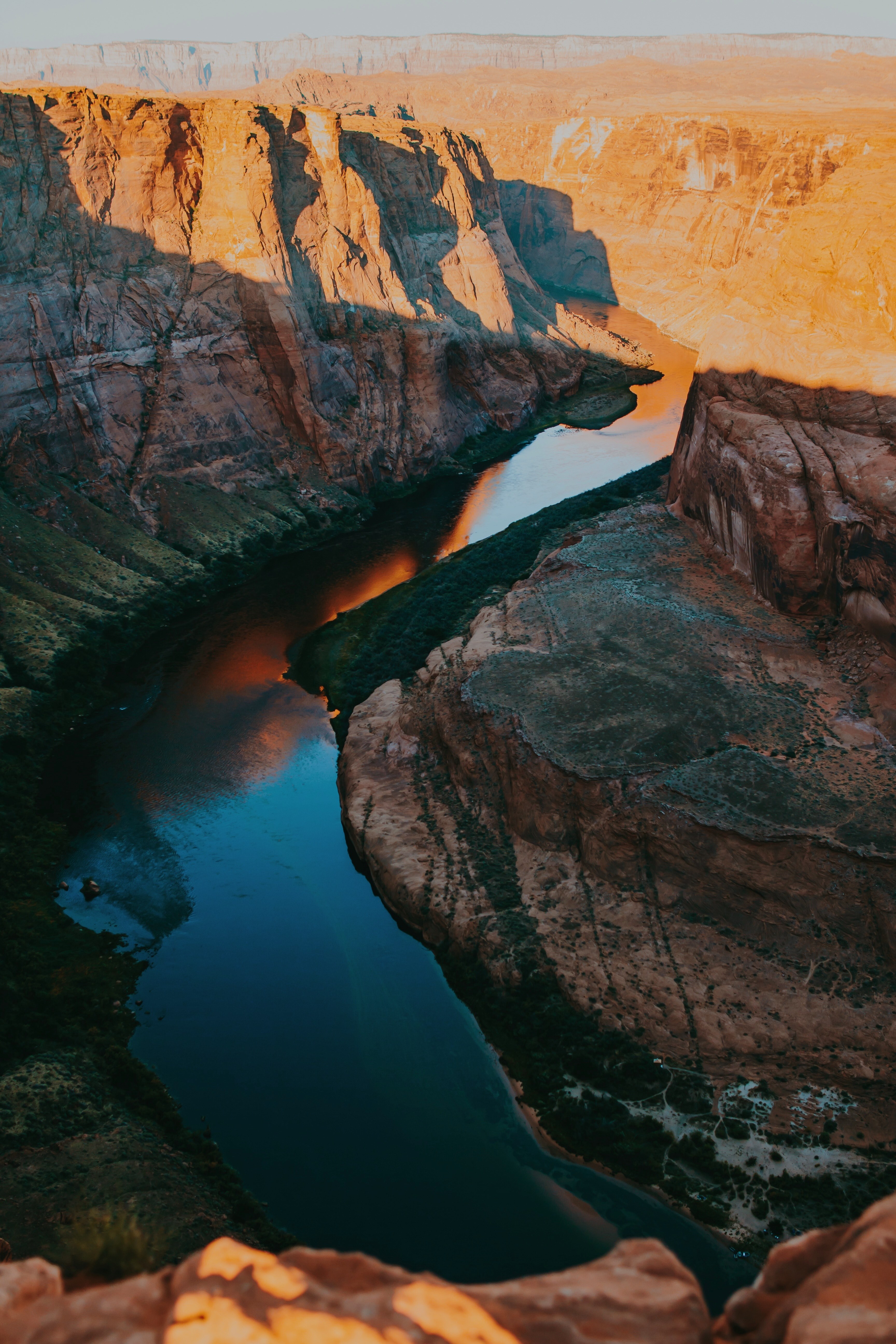 sunrise at horseshoe bend 4k, Phone HD Wallpaper
