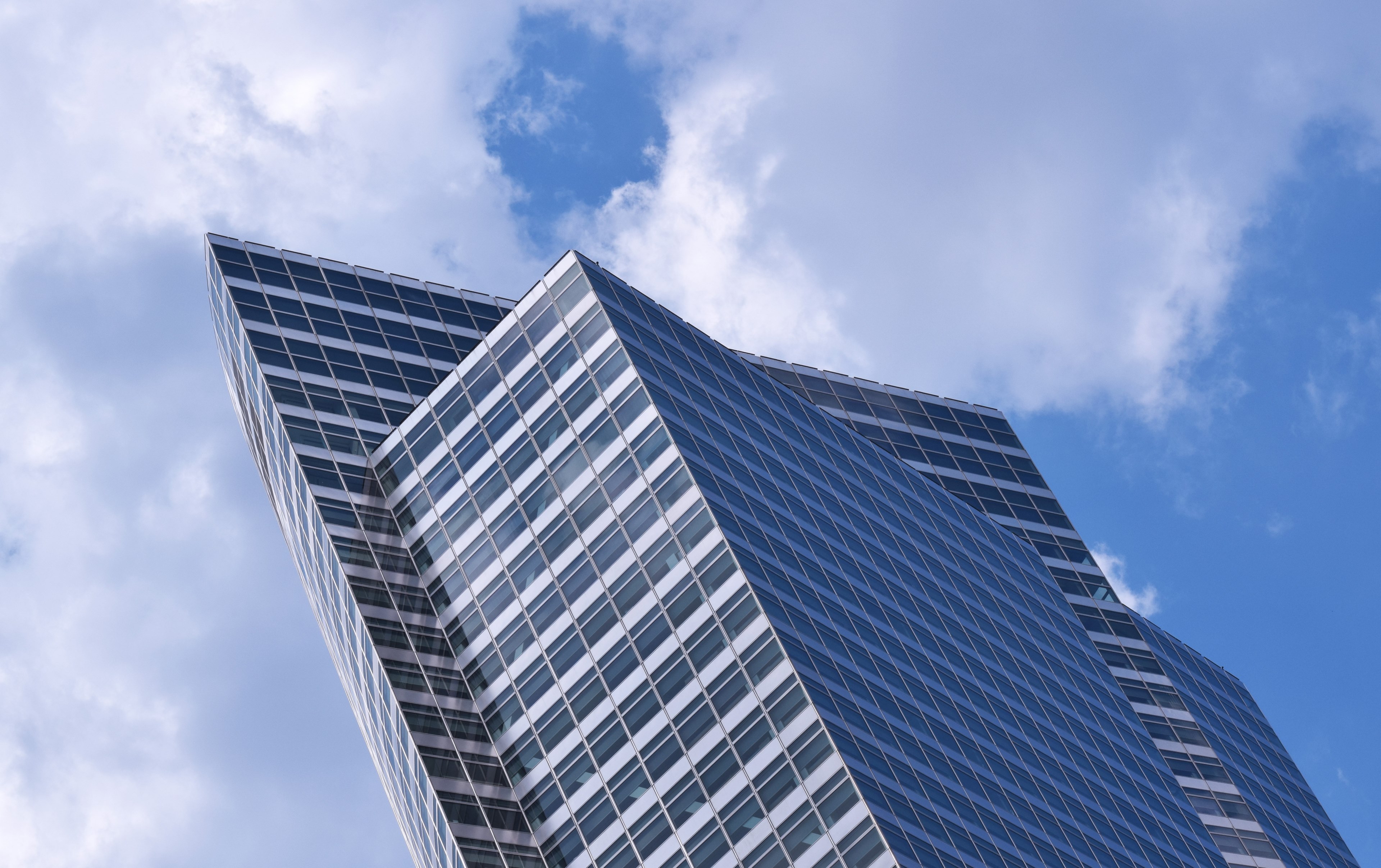 building architecture triangle and new york 4k, HD Wallpaper