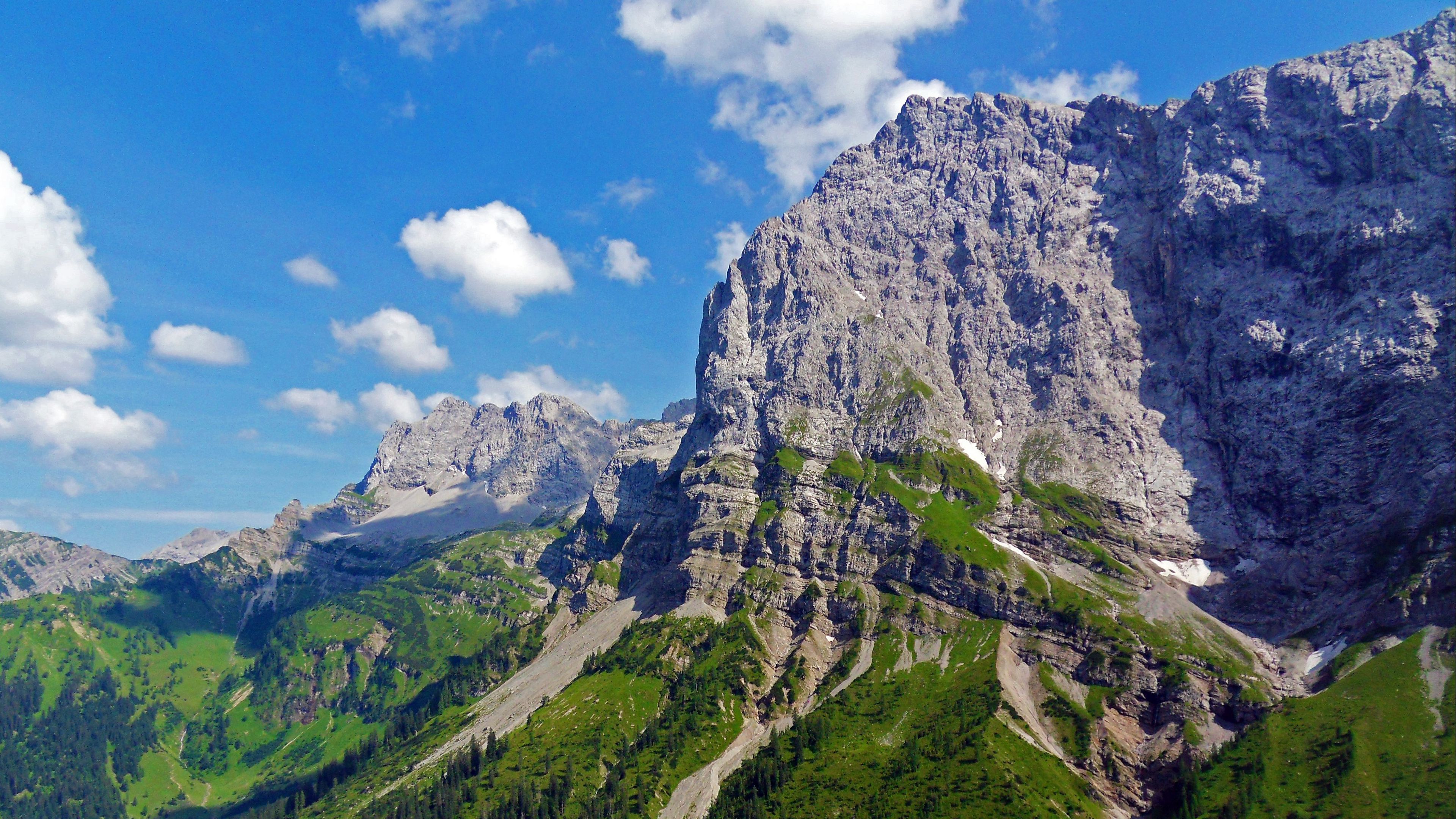 austria, alps, mountains, 4k, HD Wallpaper