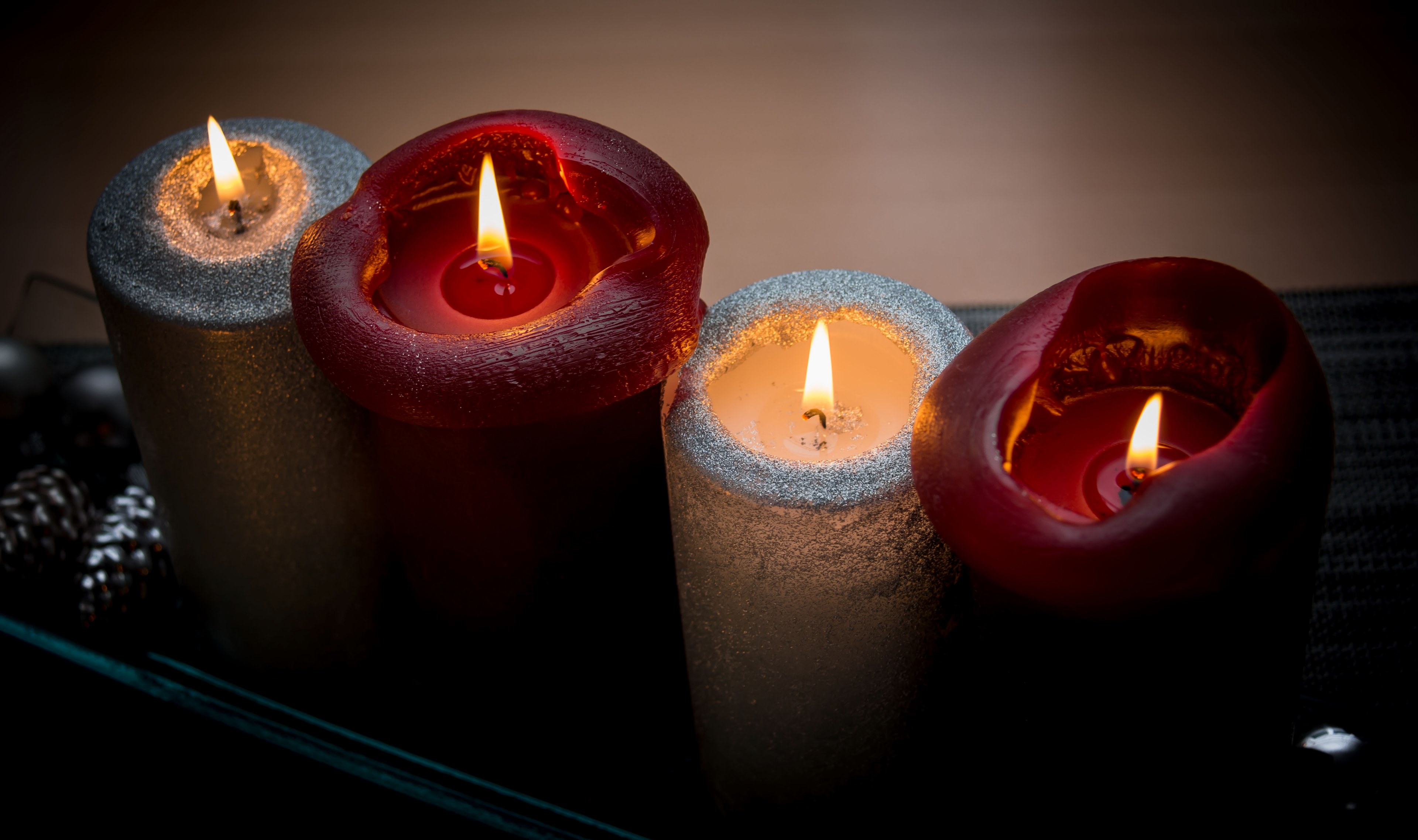 light before christma advent and candel 4k, HD Wallpaper